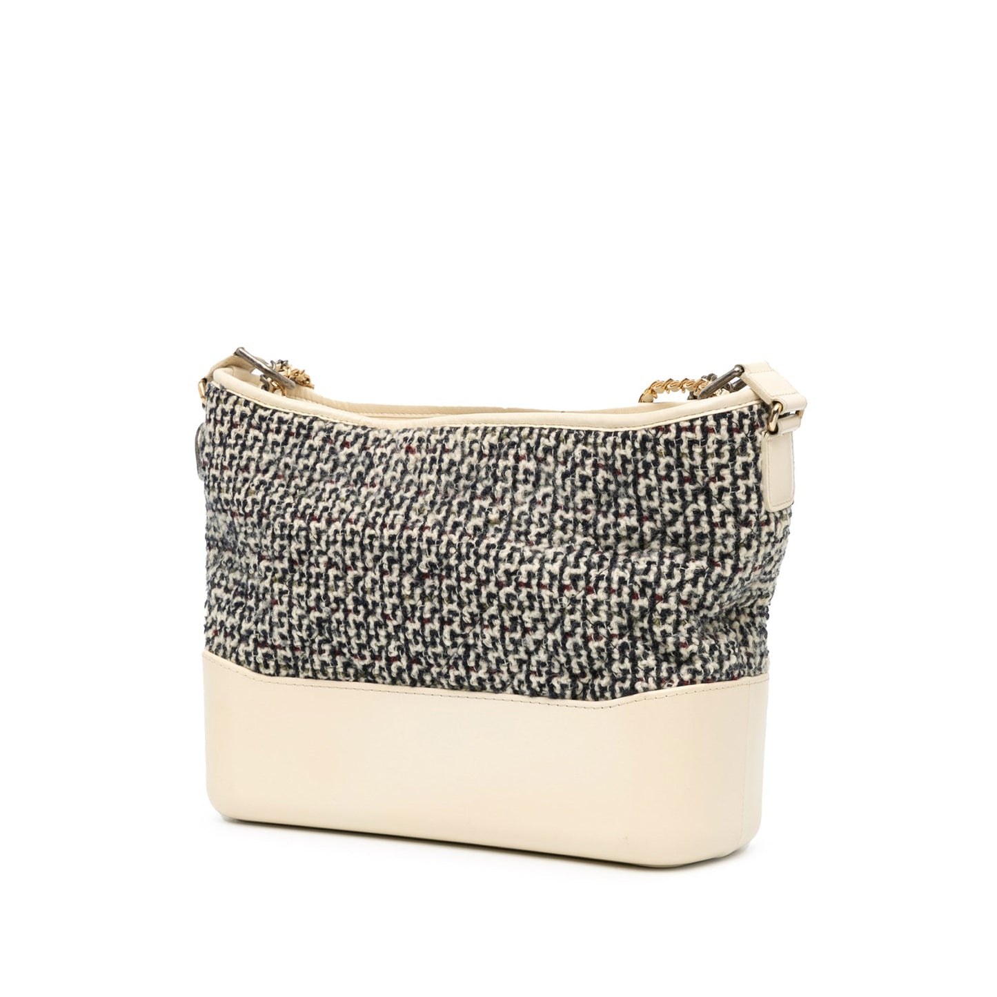 Chanel Medium Tweed and Lambskin Gabrielle Crossbody Blue