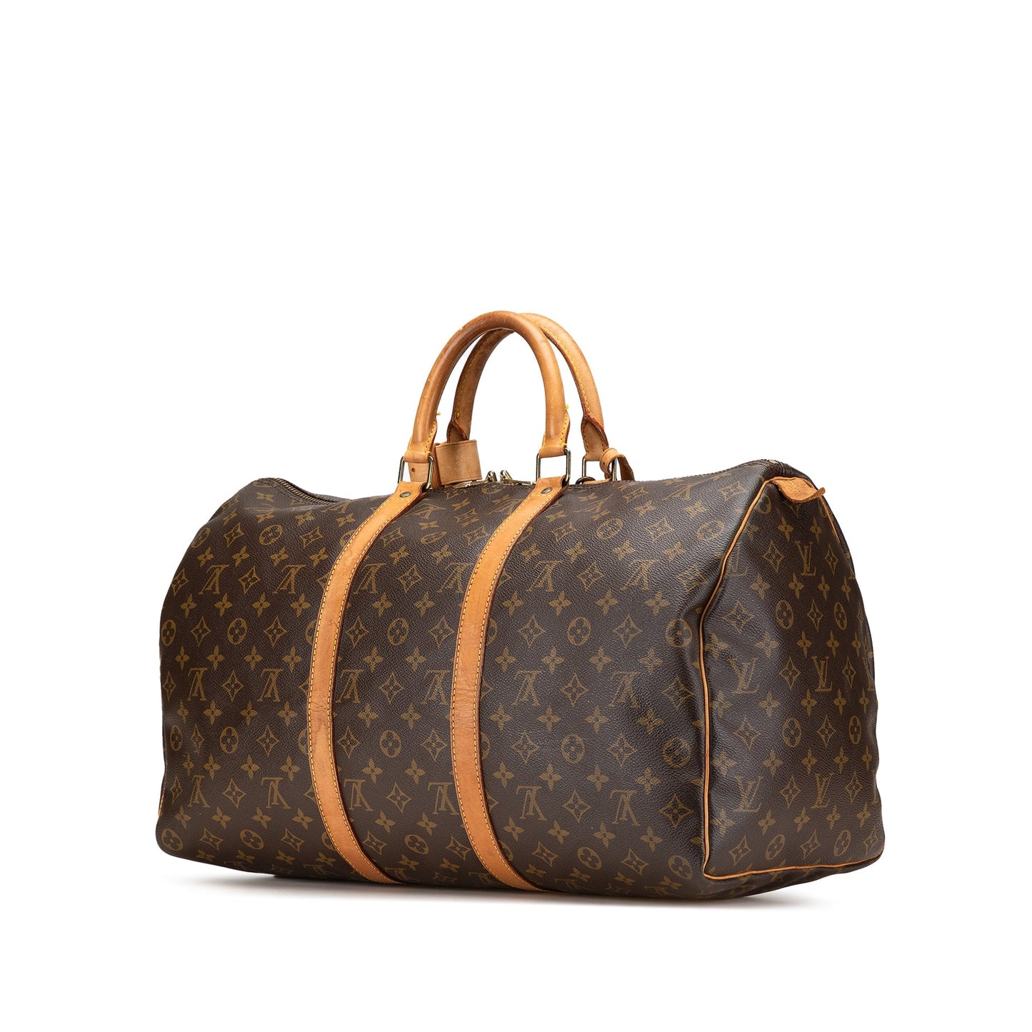 Louis Vuitton Monogram Keepall 50 Brown