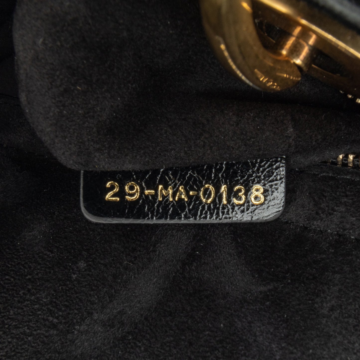 Dior Small Crinkled Patent Cannage Lucky Badges My Lady Dior Black