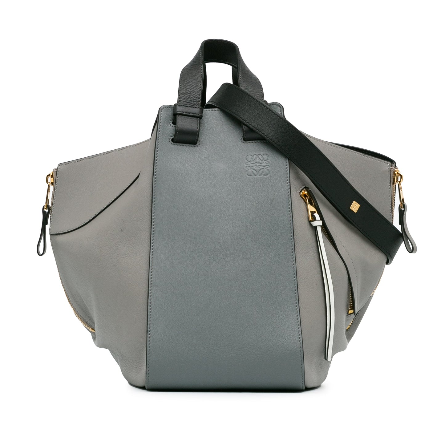LOEWE Medium Tricolor Hammock Bag Gray