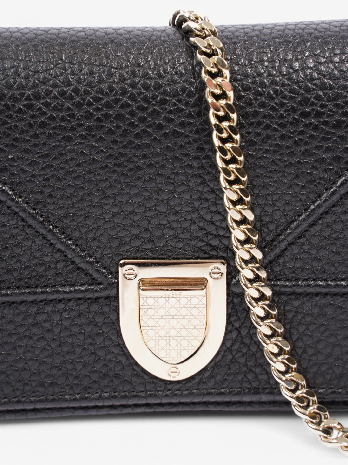 Christian Dior Diorama Black Leather Mini