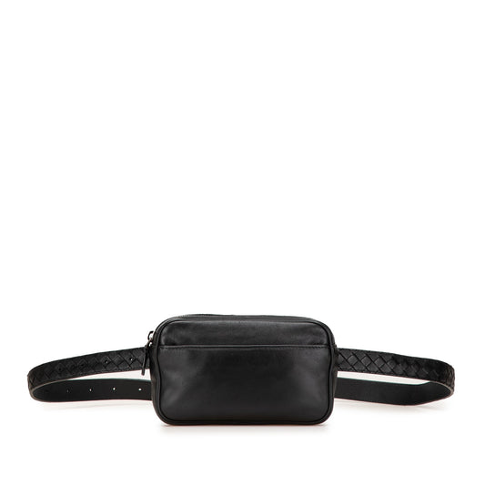 Bottega Veneta Nappa Intrecciato Belt Bag Black