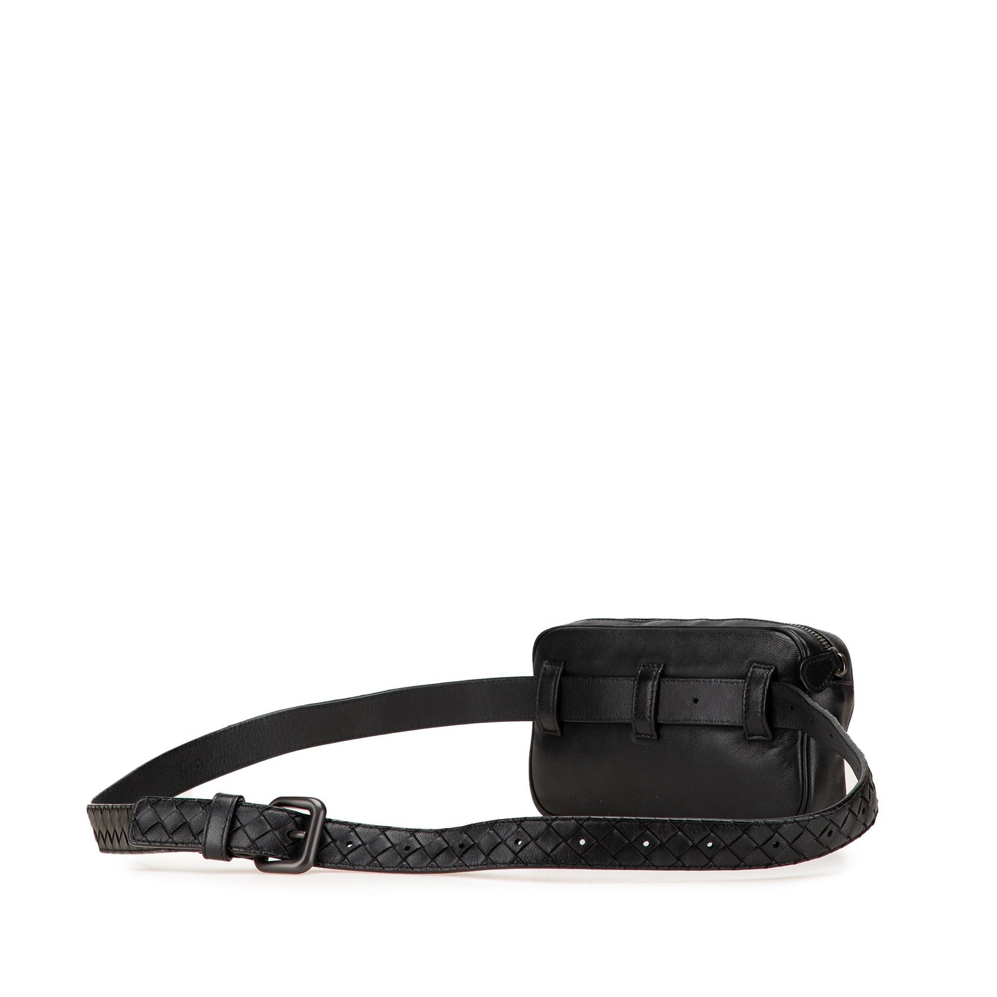 Bottega Veneta Nappa Intrecciato Belt Bag Black