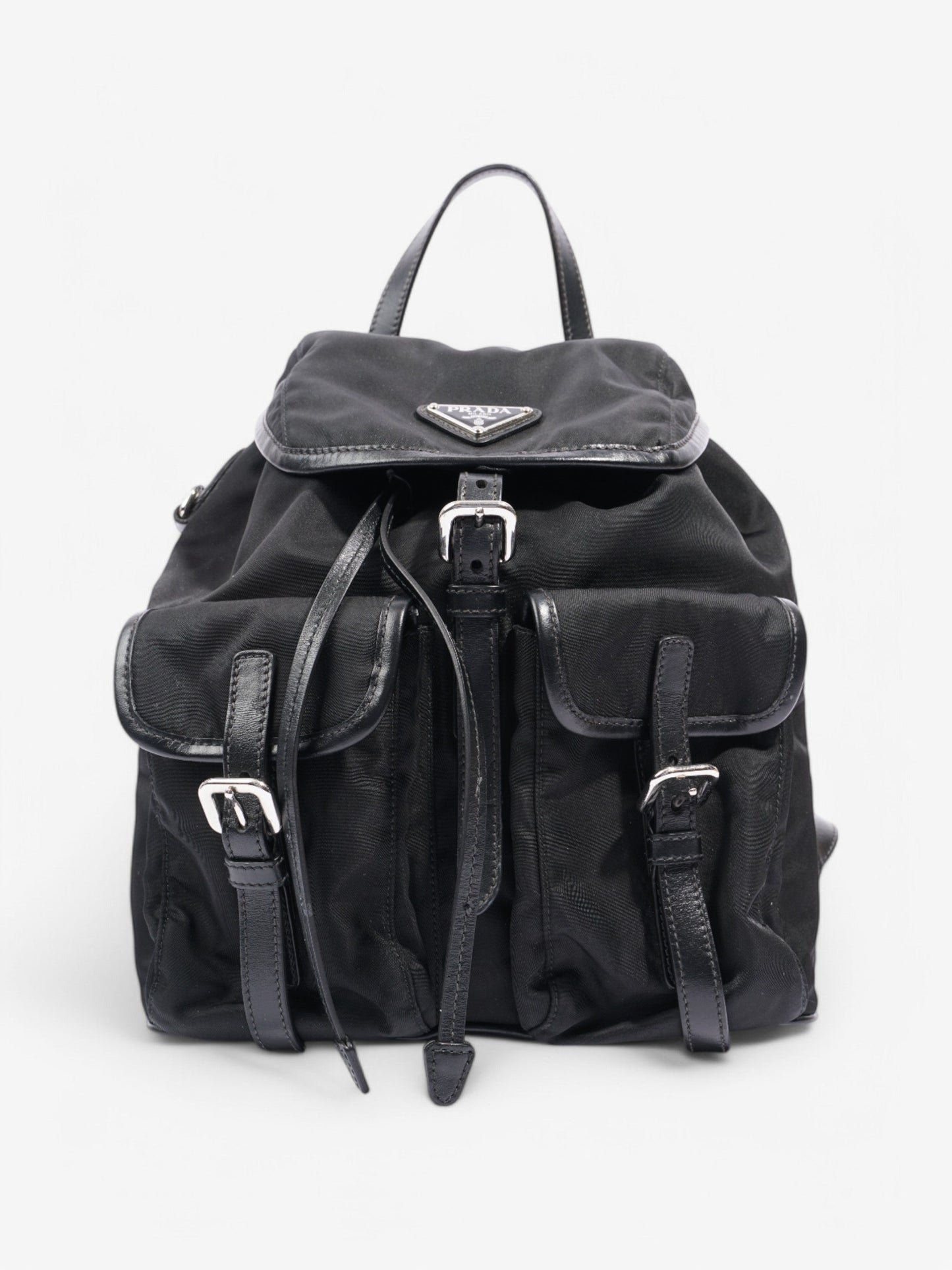 Prada Backpack Black Re Nylon Mini