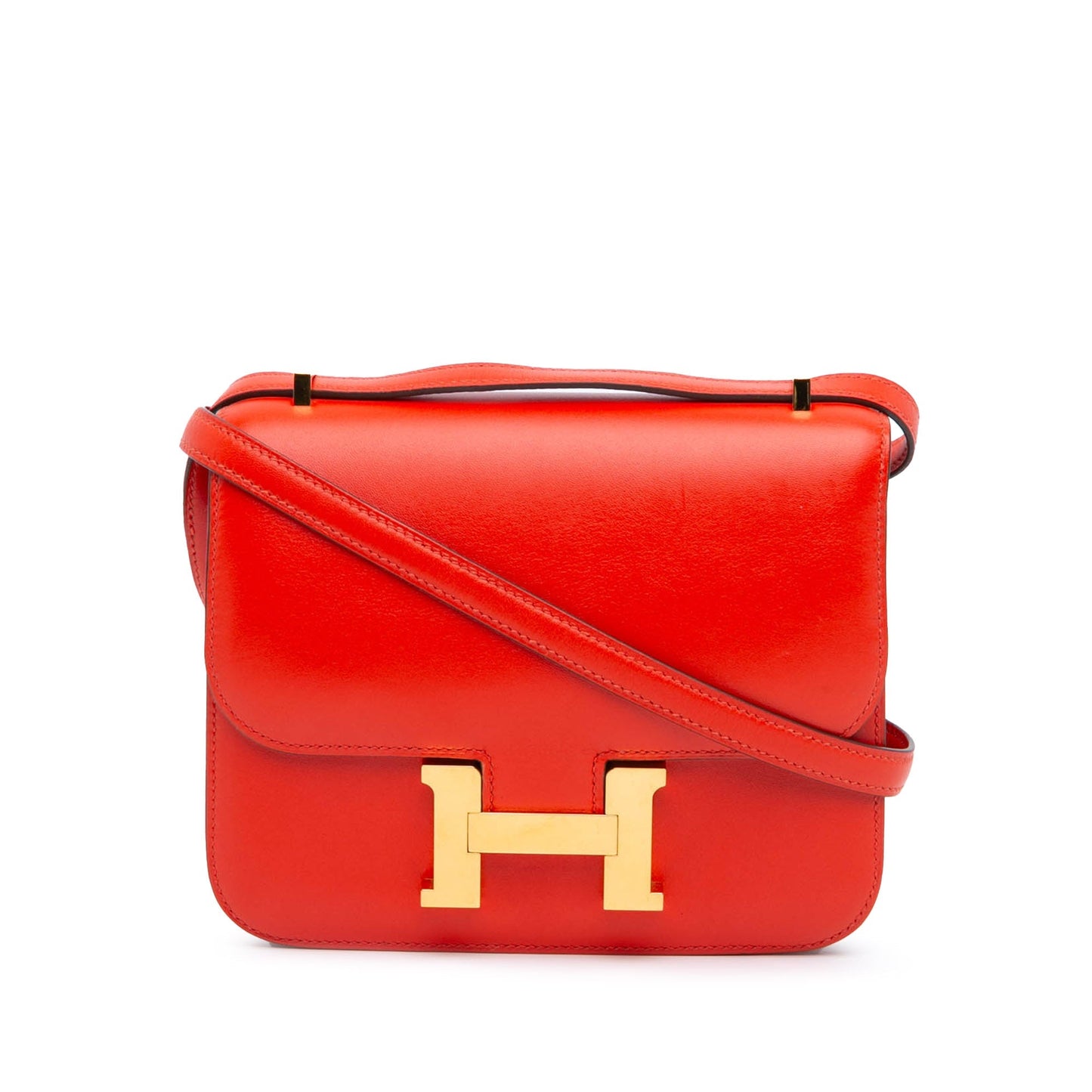 Hermès Mini Tadelakt Constance 18 Red