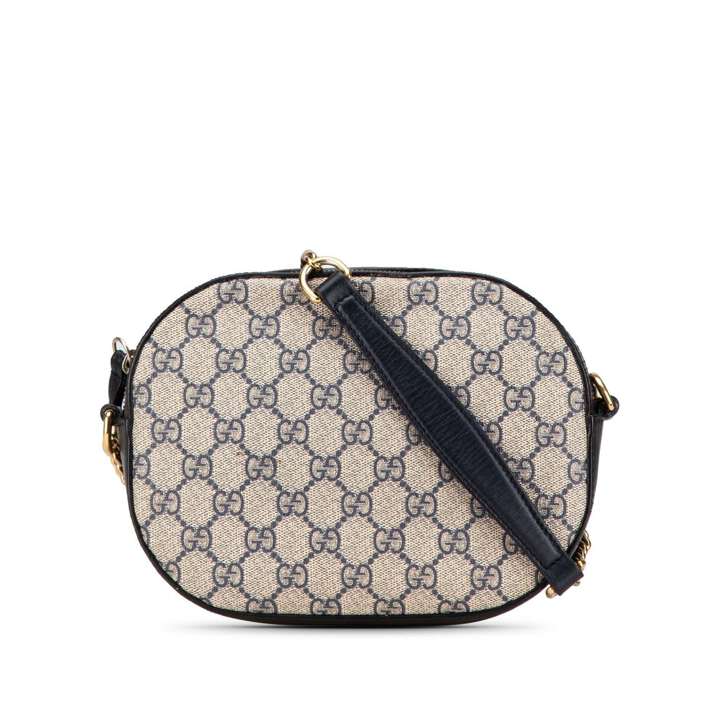 Gucci GG Supreme Chain Crossbody Brown