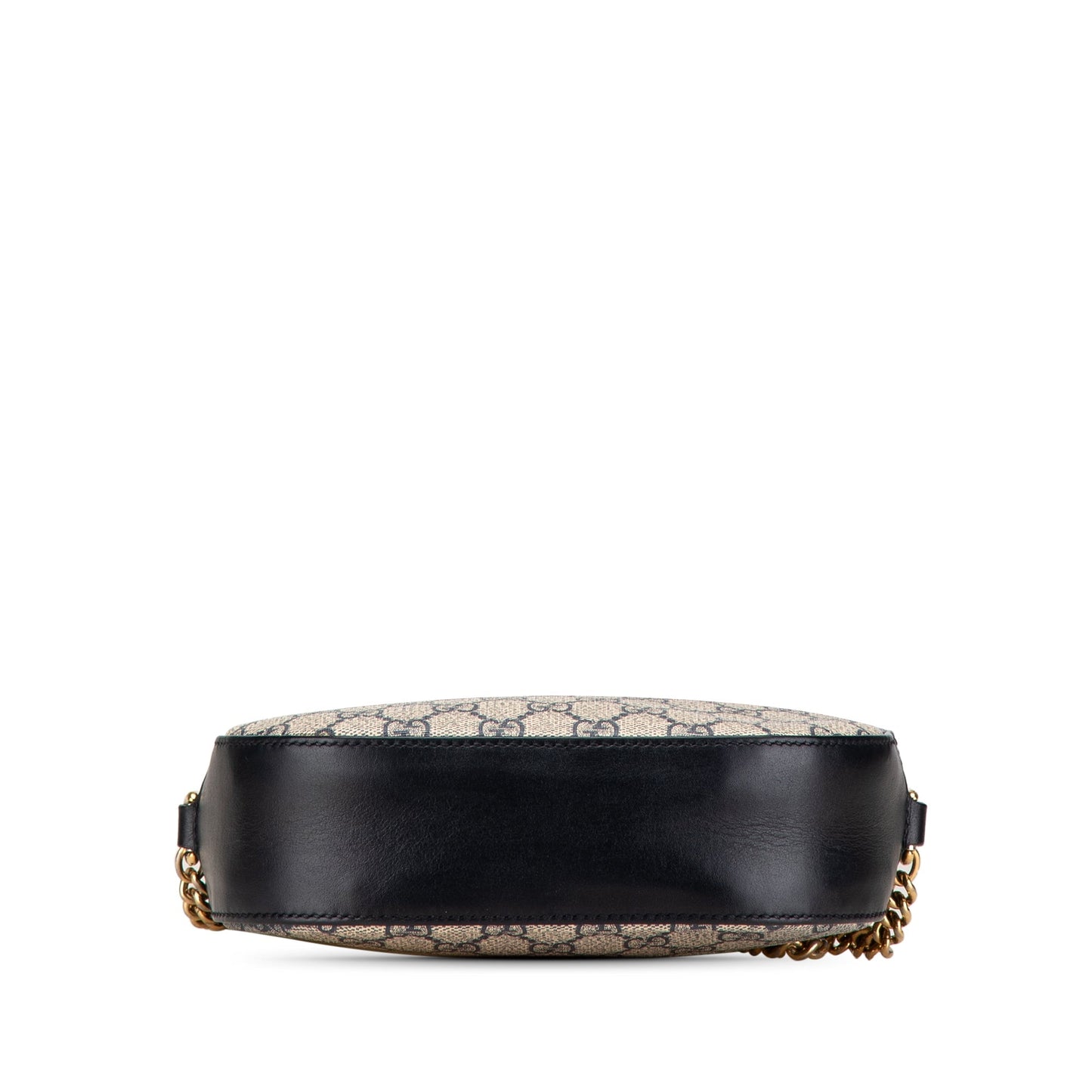 Gucci Mini GG Supreme Chain Crossbody Brown