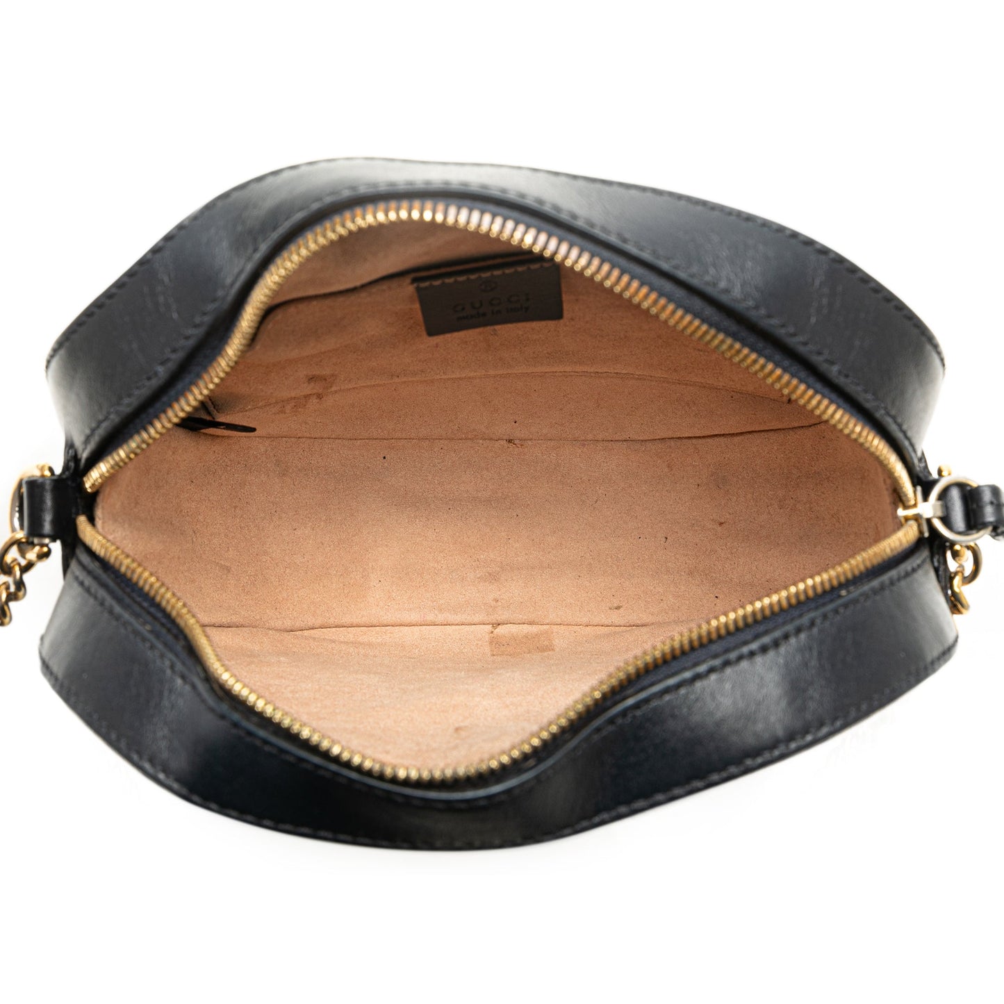 Gucci GG Supreme Chain Crossbody Brown
