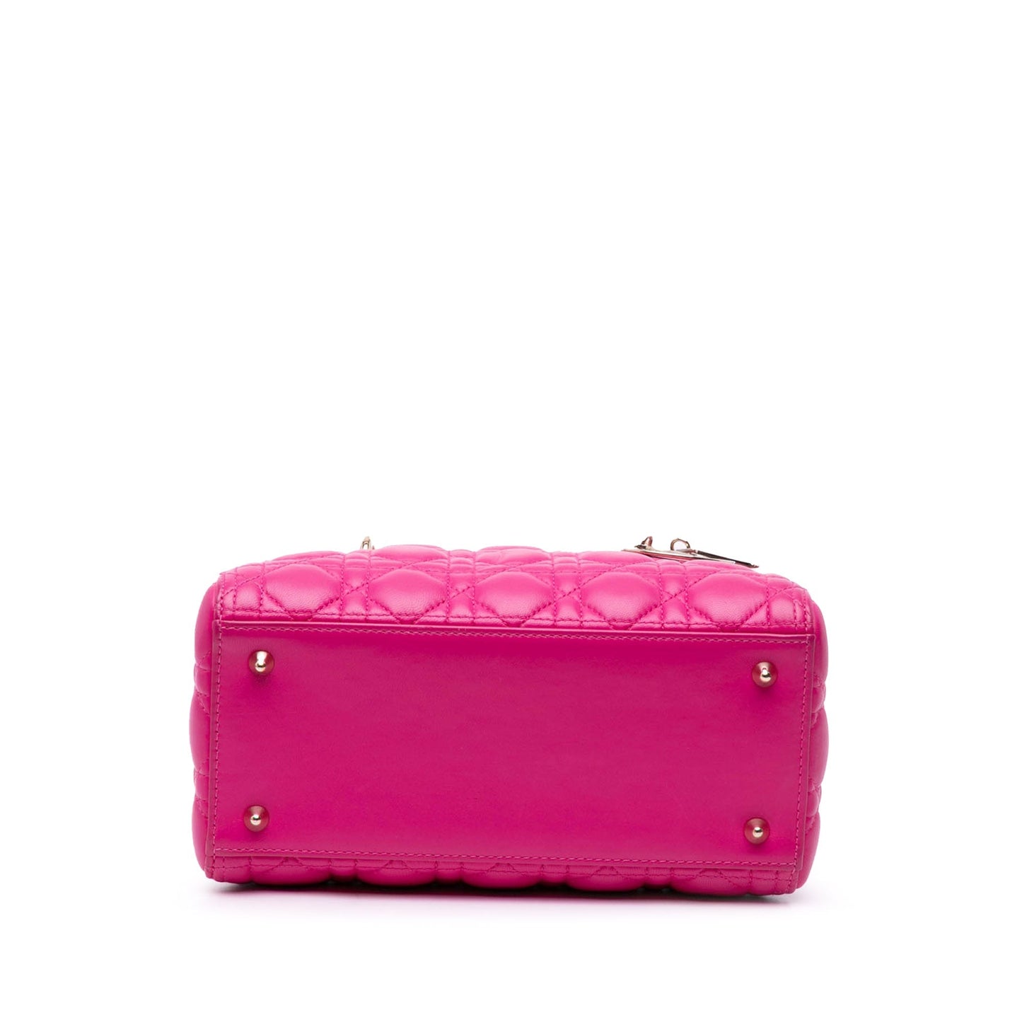 Dior Medium Lambskin Cannage Lady Dior Pink