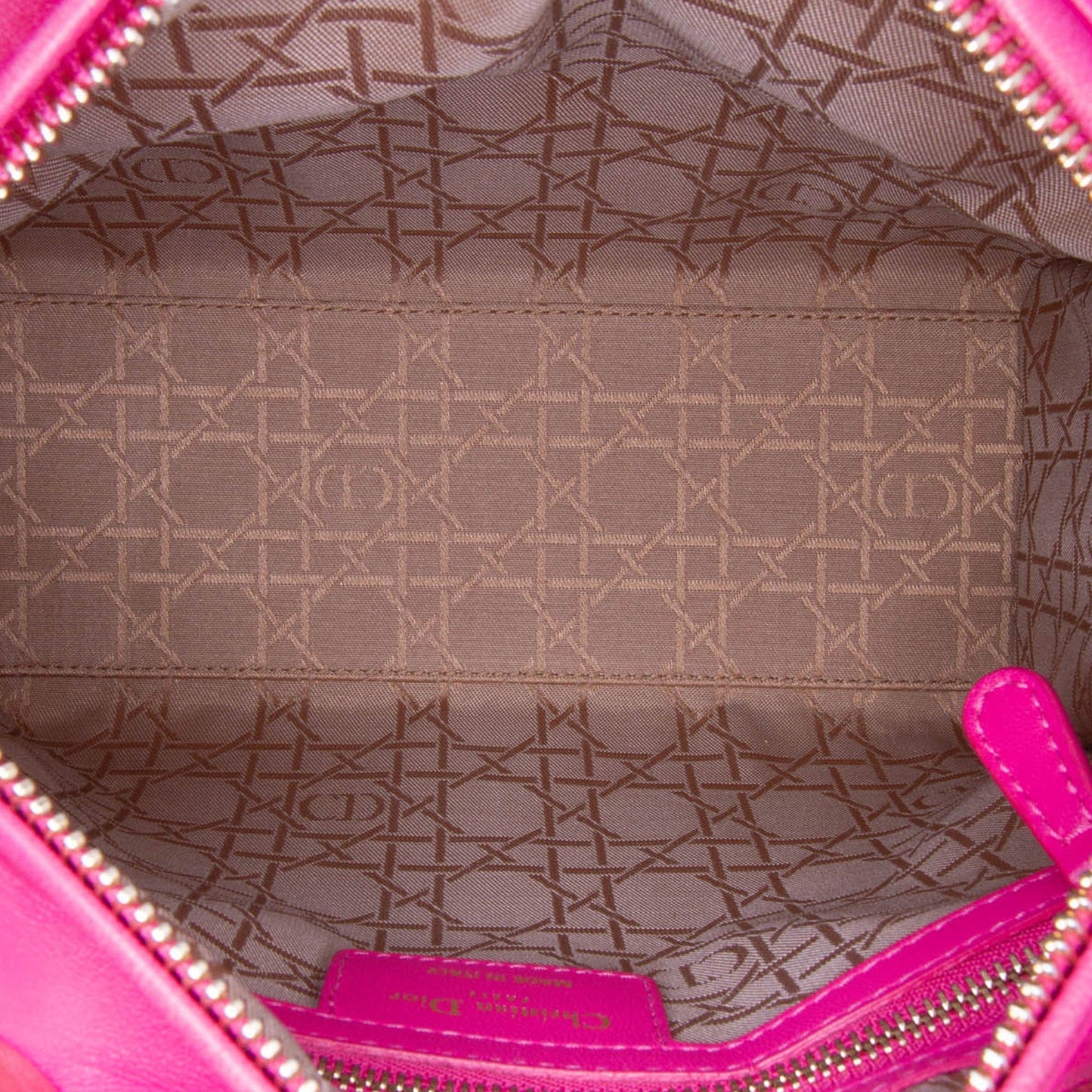 Dior Medium Lambskin Cannage Lady Dior Pink
