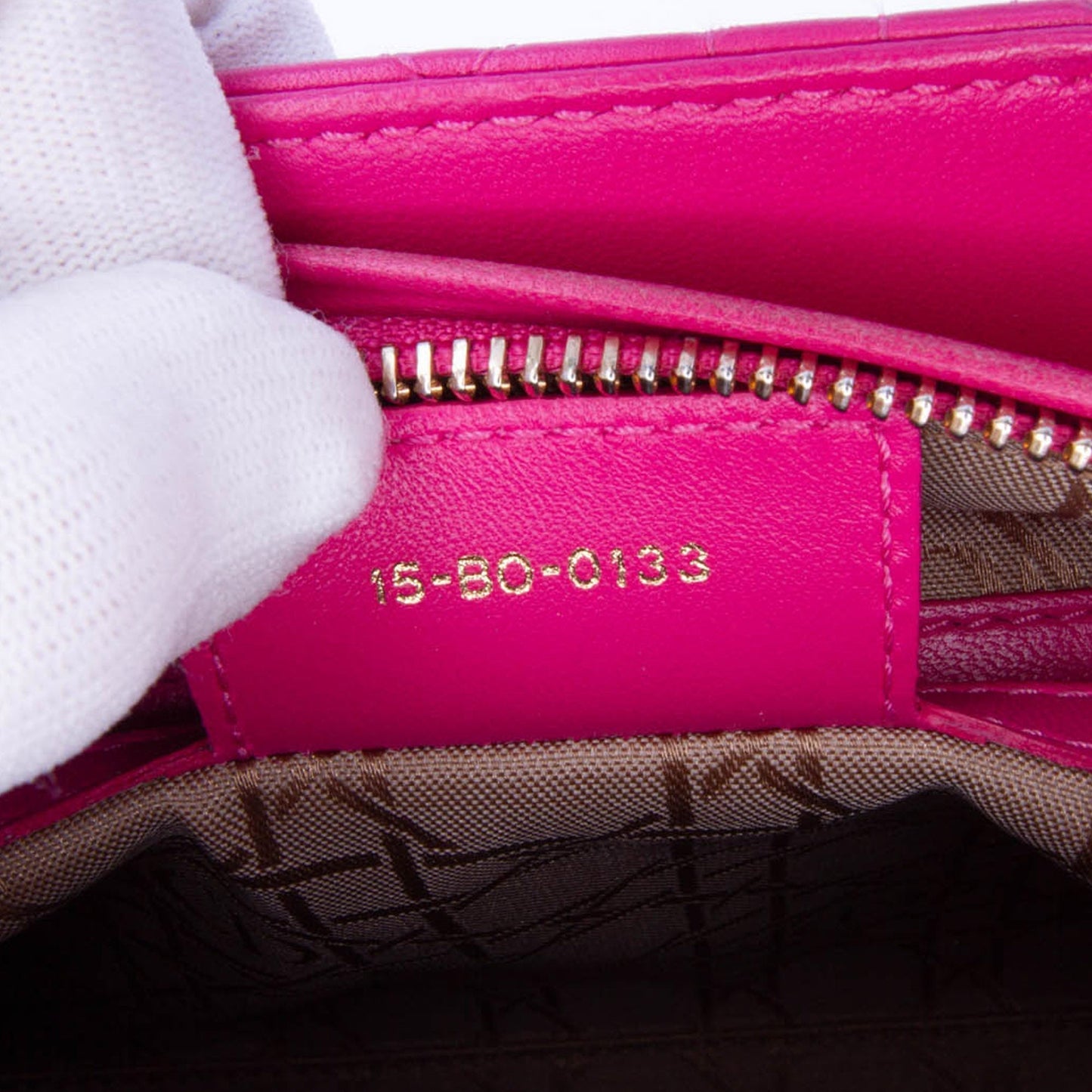 Dior Medium Lambskin Cannage Lady Dior Pink