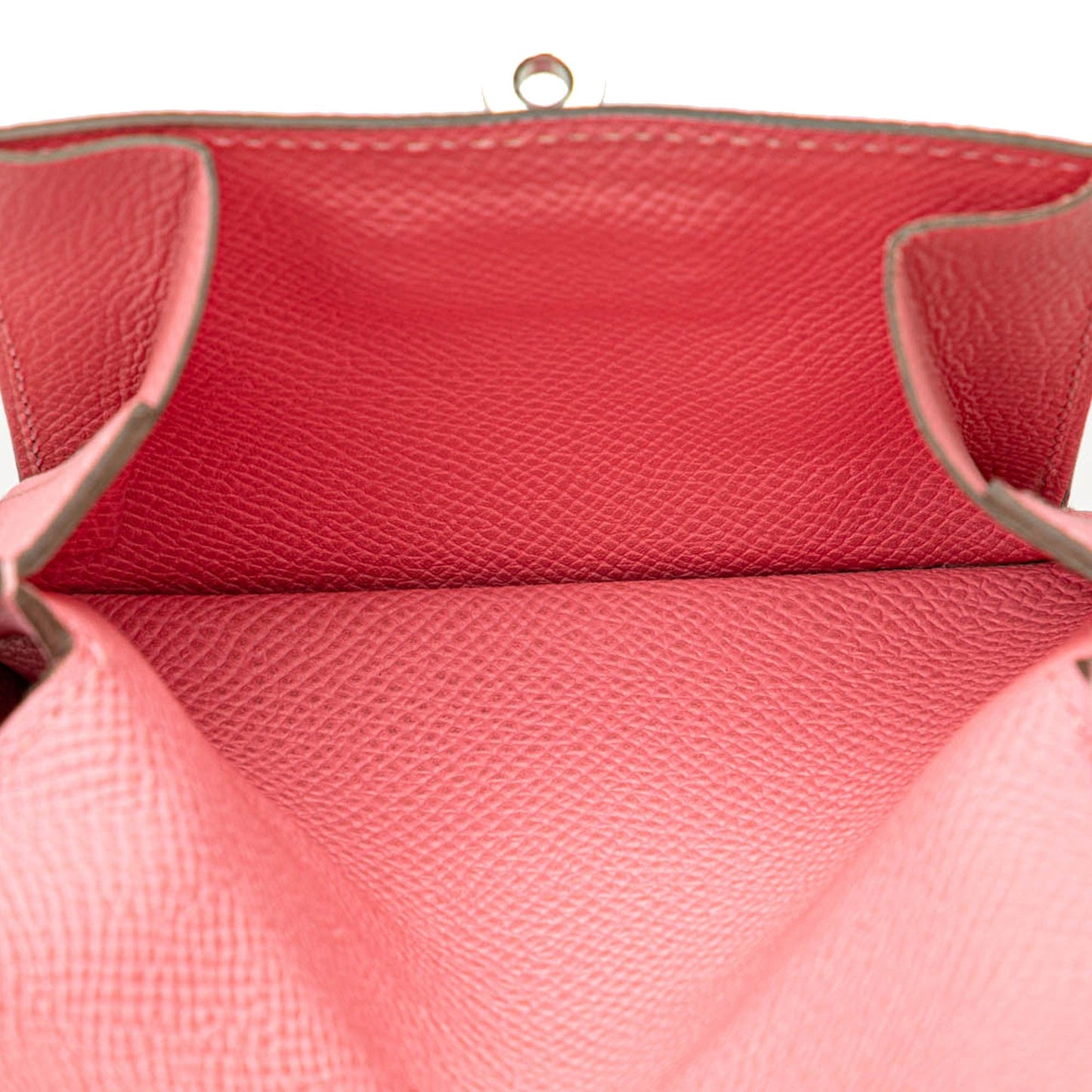 Hermès Epsom Kelly Pocket Compact Wallet Pink