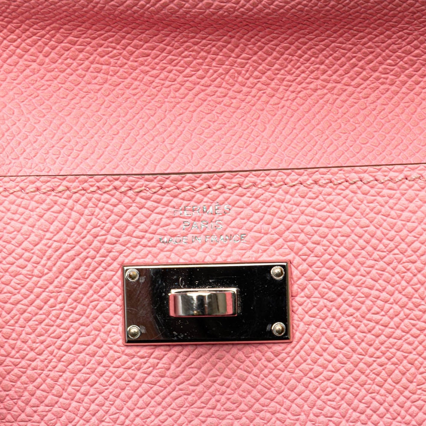 Hermès Epsom Kelly Pocket Compact Wallet Pink