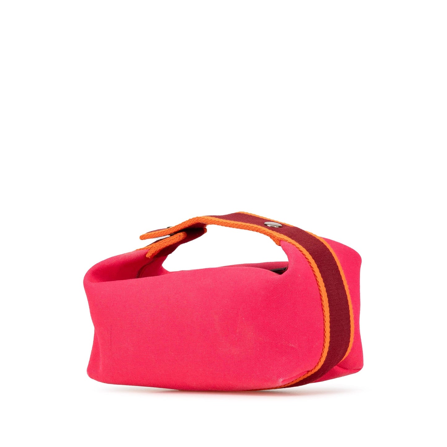 Hermès Small Toile Bride A Brac Pink