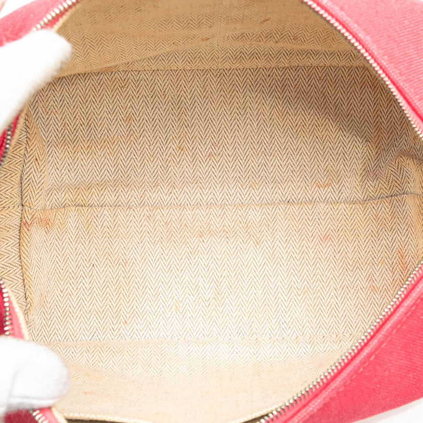 Hermès Small Toile Bride A Brac Pink