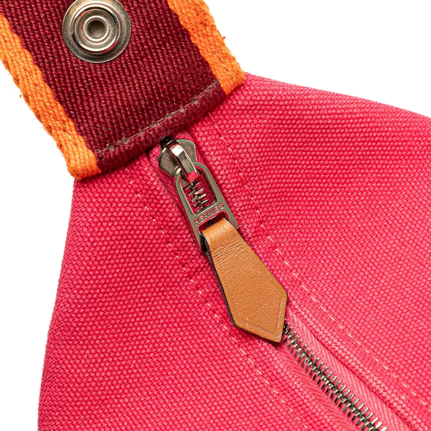 Hermès Small Toile Bride A Brac Pink