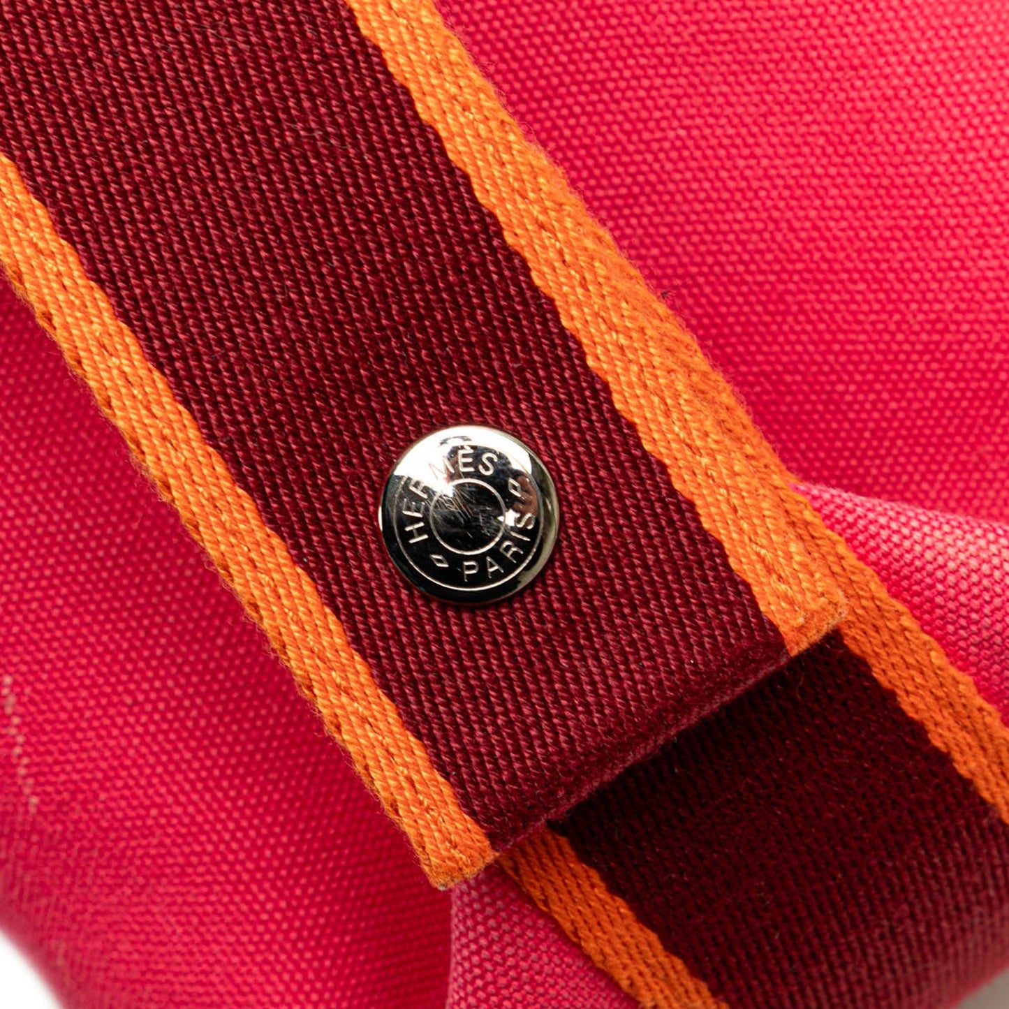 Hermès Small Toile Bride A Brac Pink