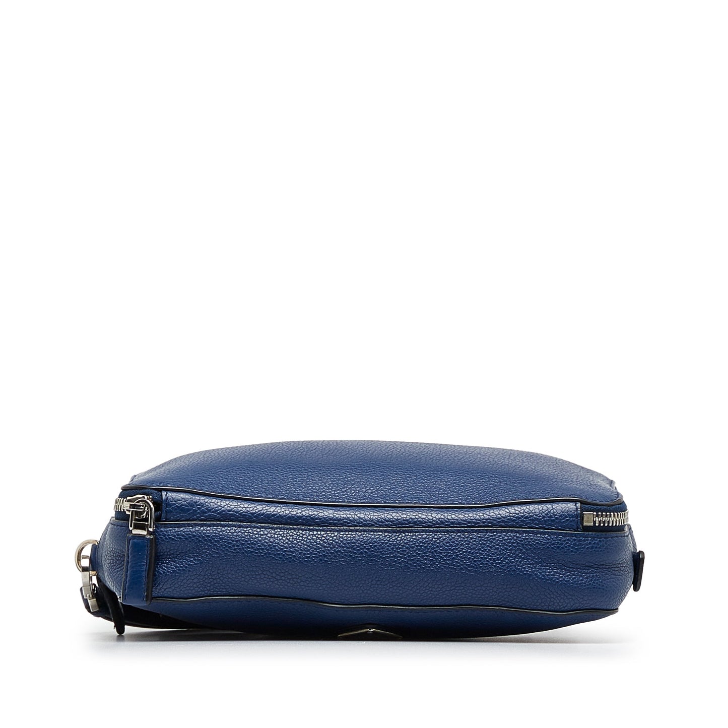 Prada Vitello Daino Clutch Bag Blue