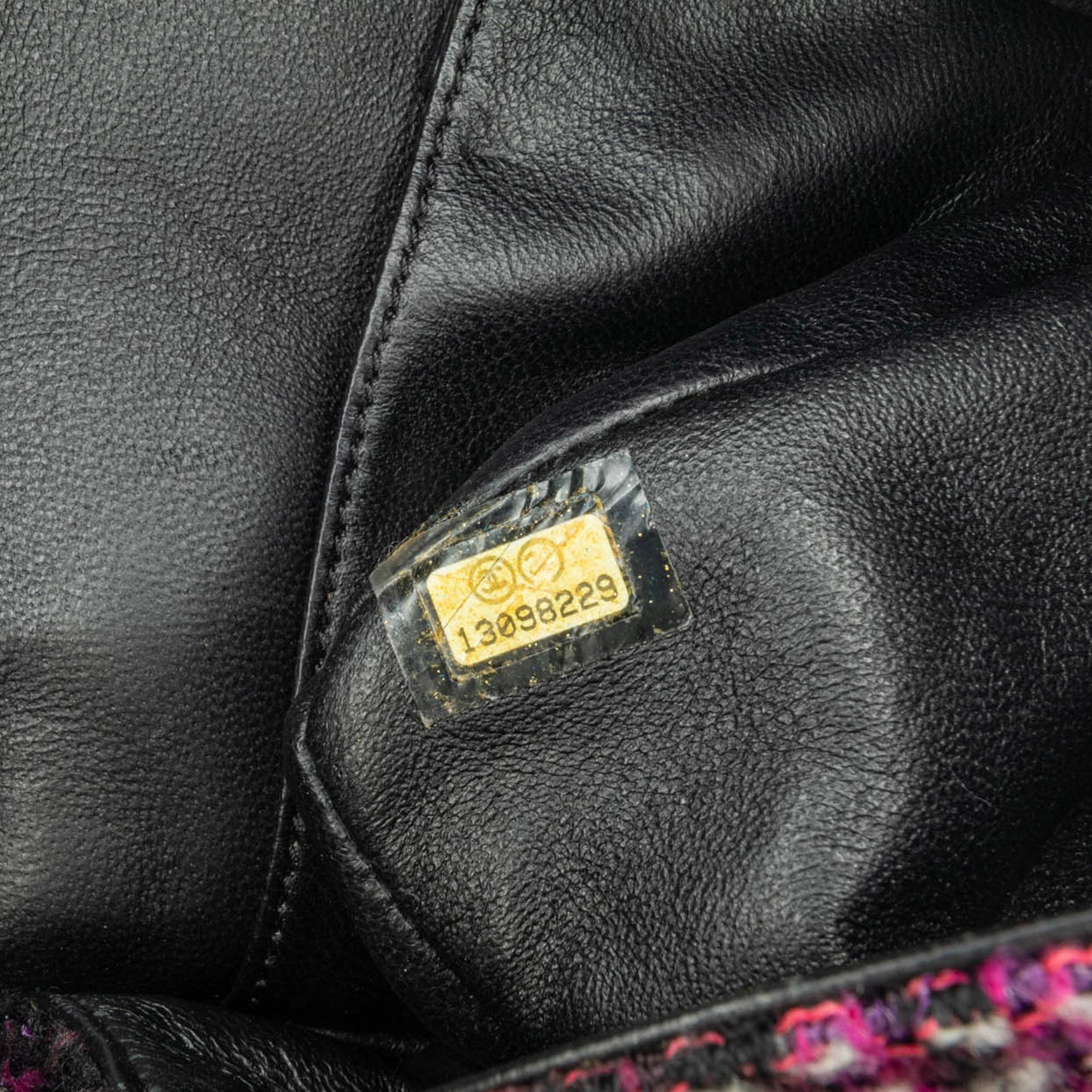 Chanel Medium Classic Tweed Double Flap Purple