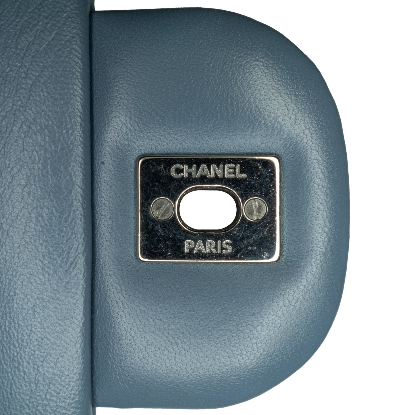 Chanel Jumbo Classic Lambskin Double Flap Blue