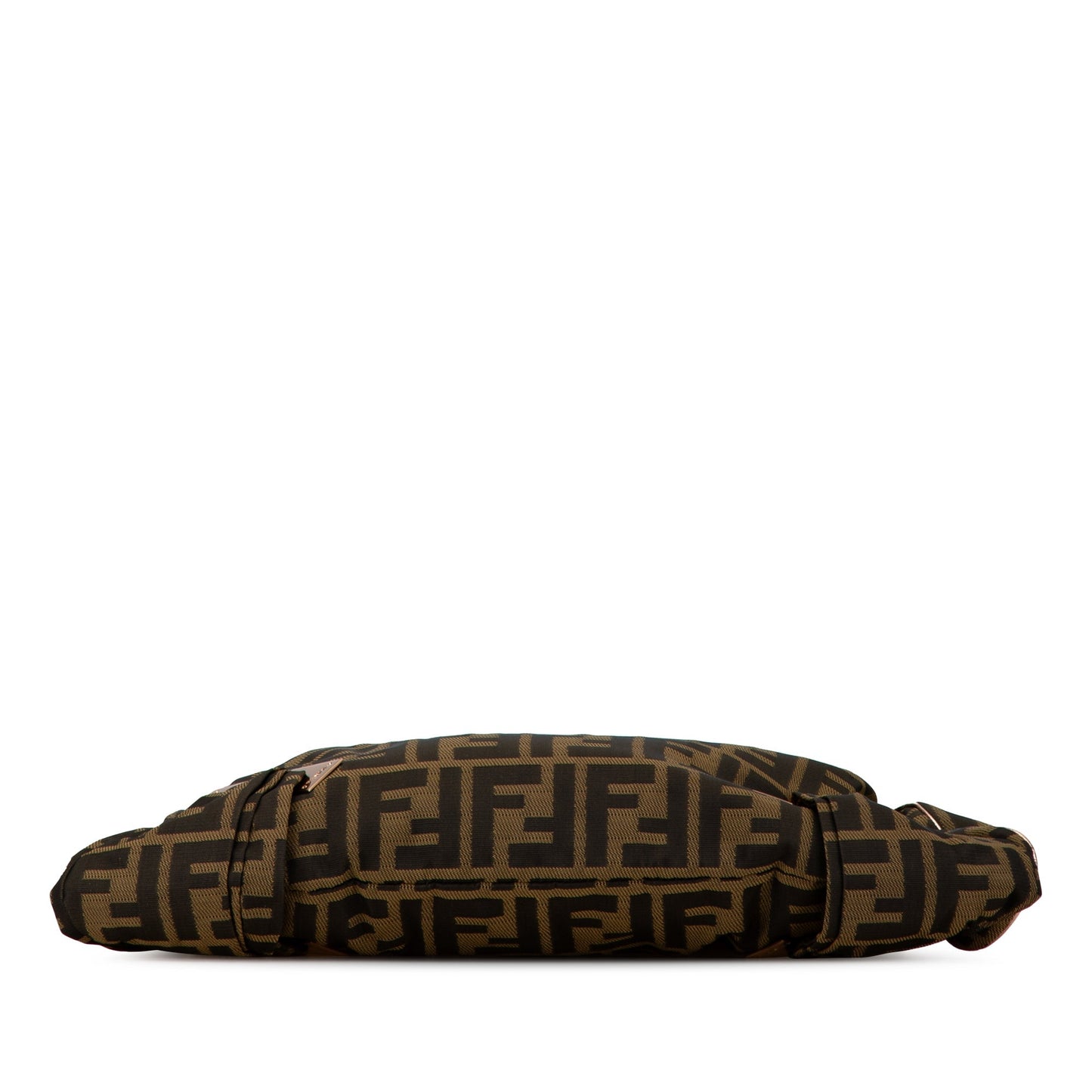 Fendi Zucca Canvas Smile Satchel Brown