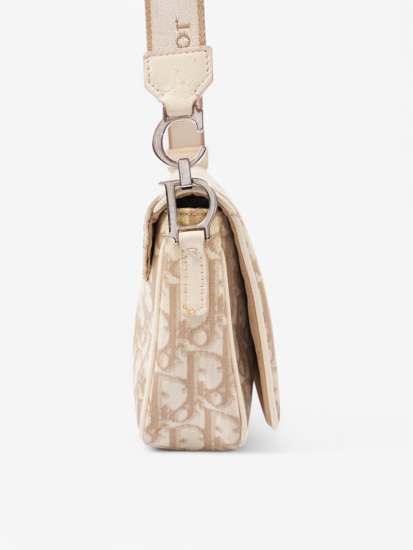 Christian Dior Shoulder bag Beige Canvas