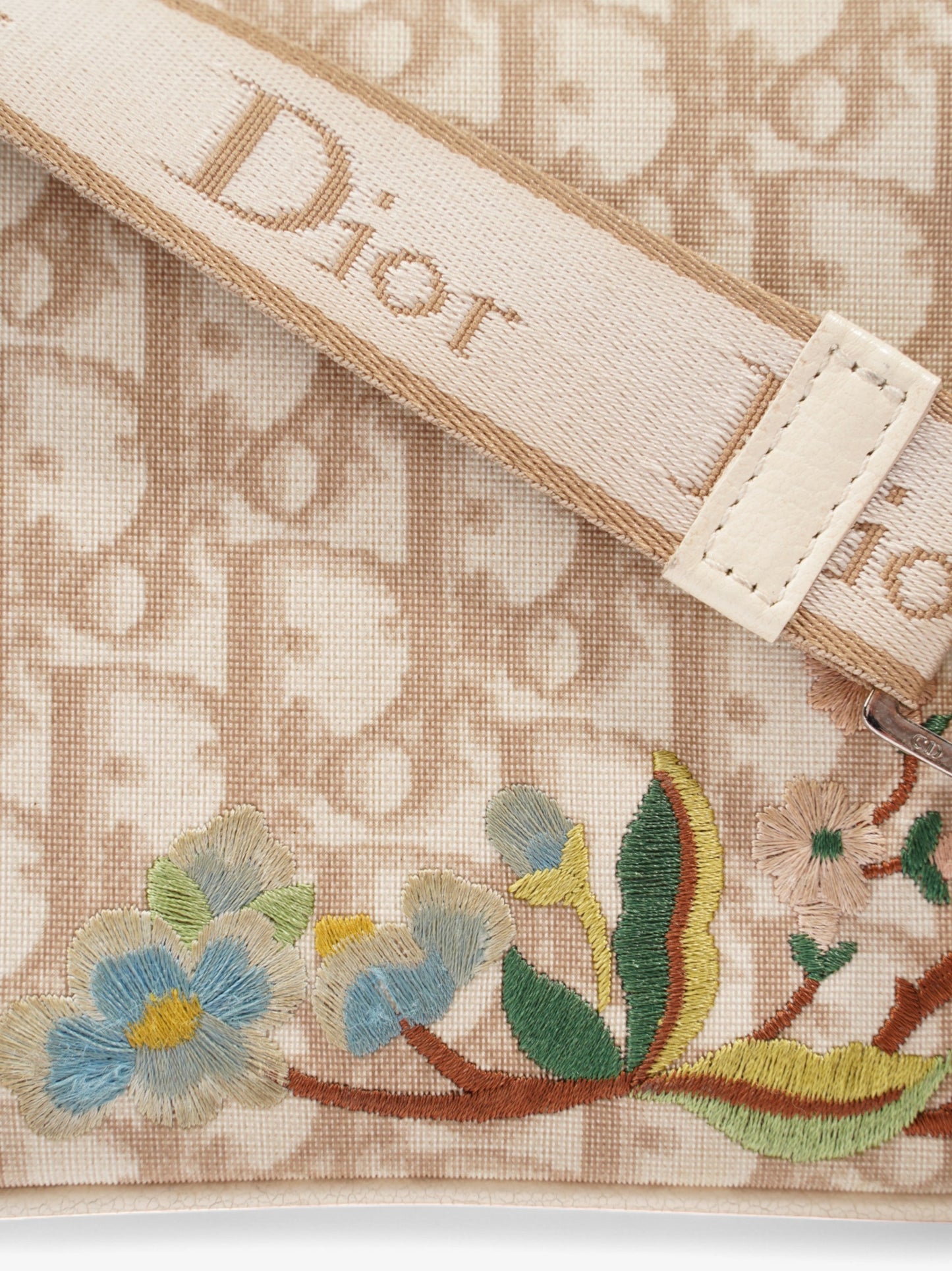 Christian Dior Shoulder bag Beige Canvas
