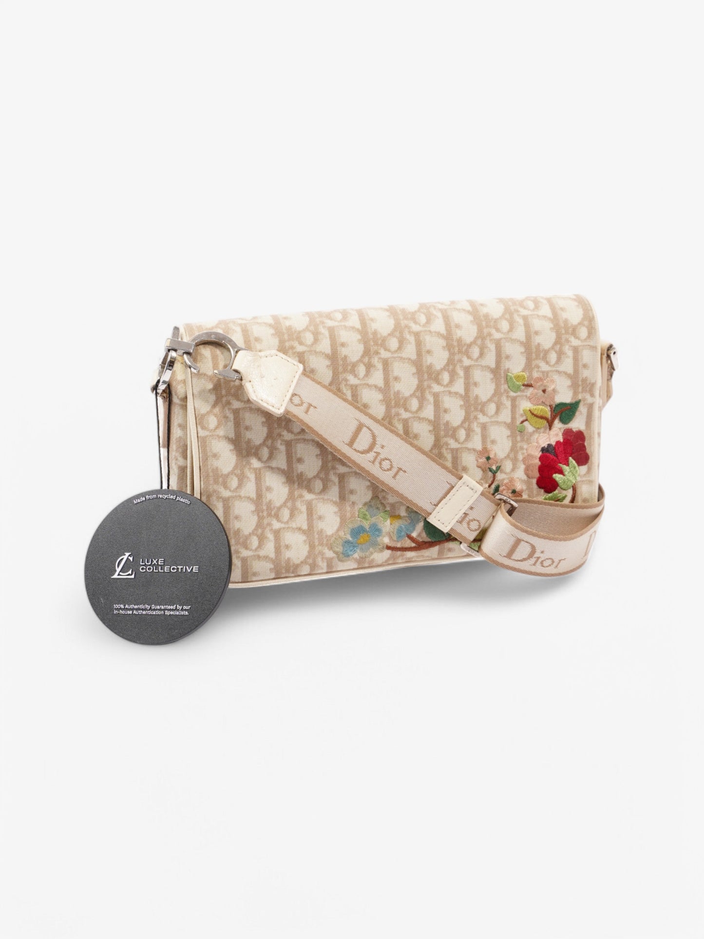 Christian Dior Shoulder bag Beige Canvas