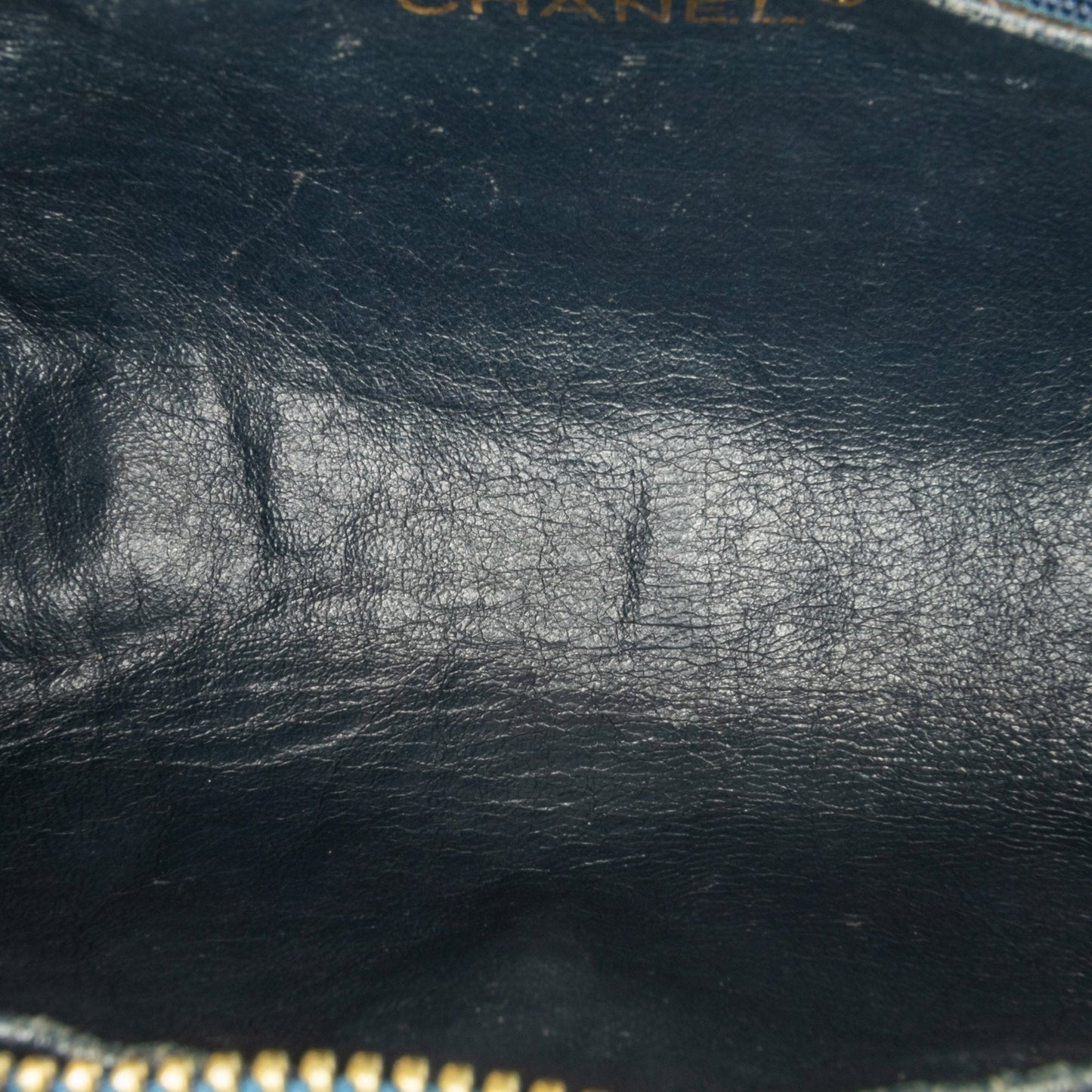 Chanel CC Lambskin Tassel Shoulder Bag Blue