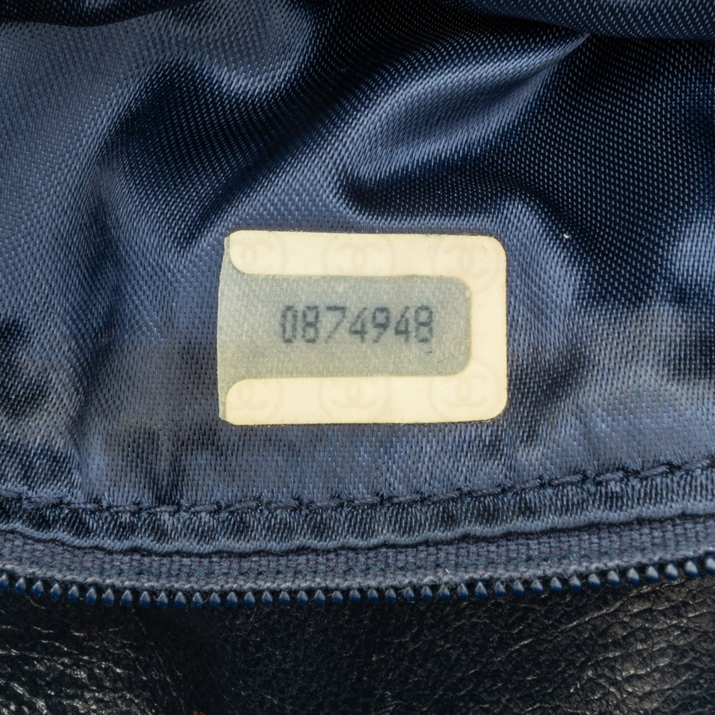 Chanel CC Lambskin Tassel Shoulder Bag Blue