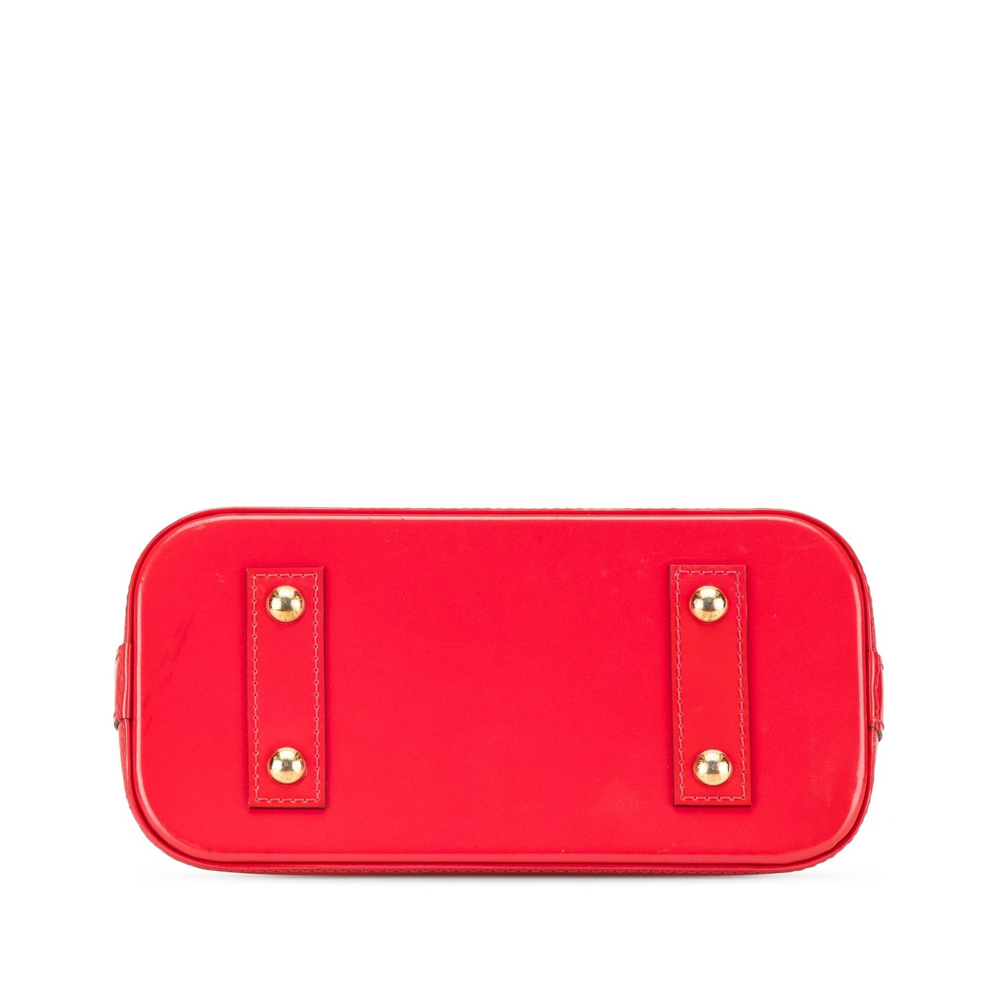 Louis Vuitton Monogram Vernis Alma BB Red
