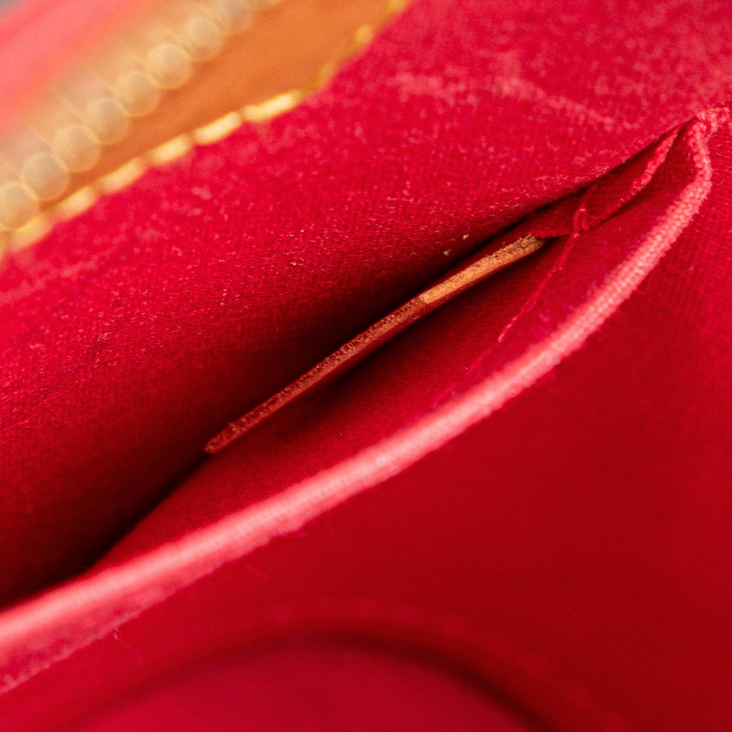 Louis Vuitton Monogram Vernis Alma BB Red