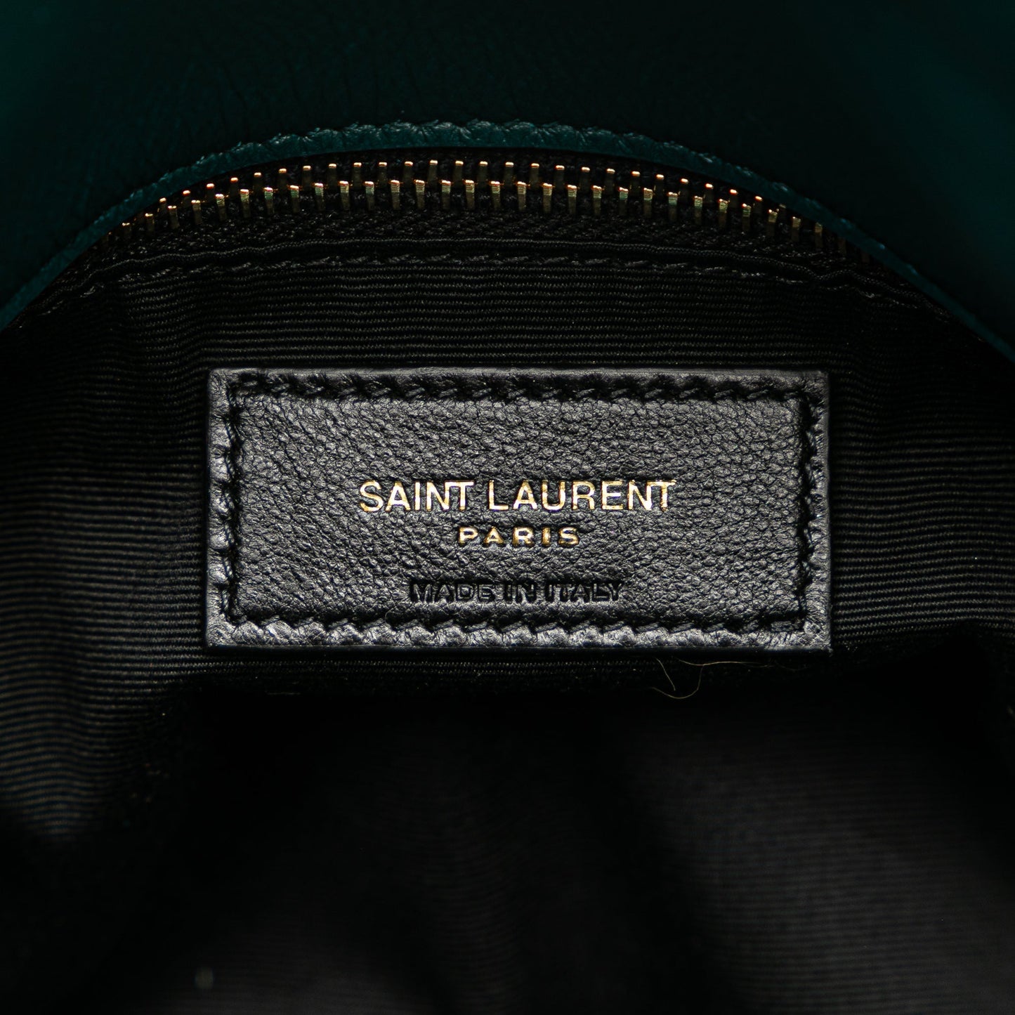 Saint Laurent Small Crushed Velvet Monogram Loulou Puffer Shoulder Bag Blue