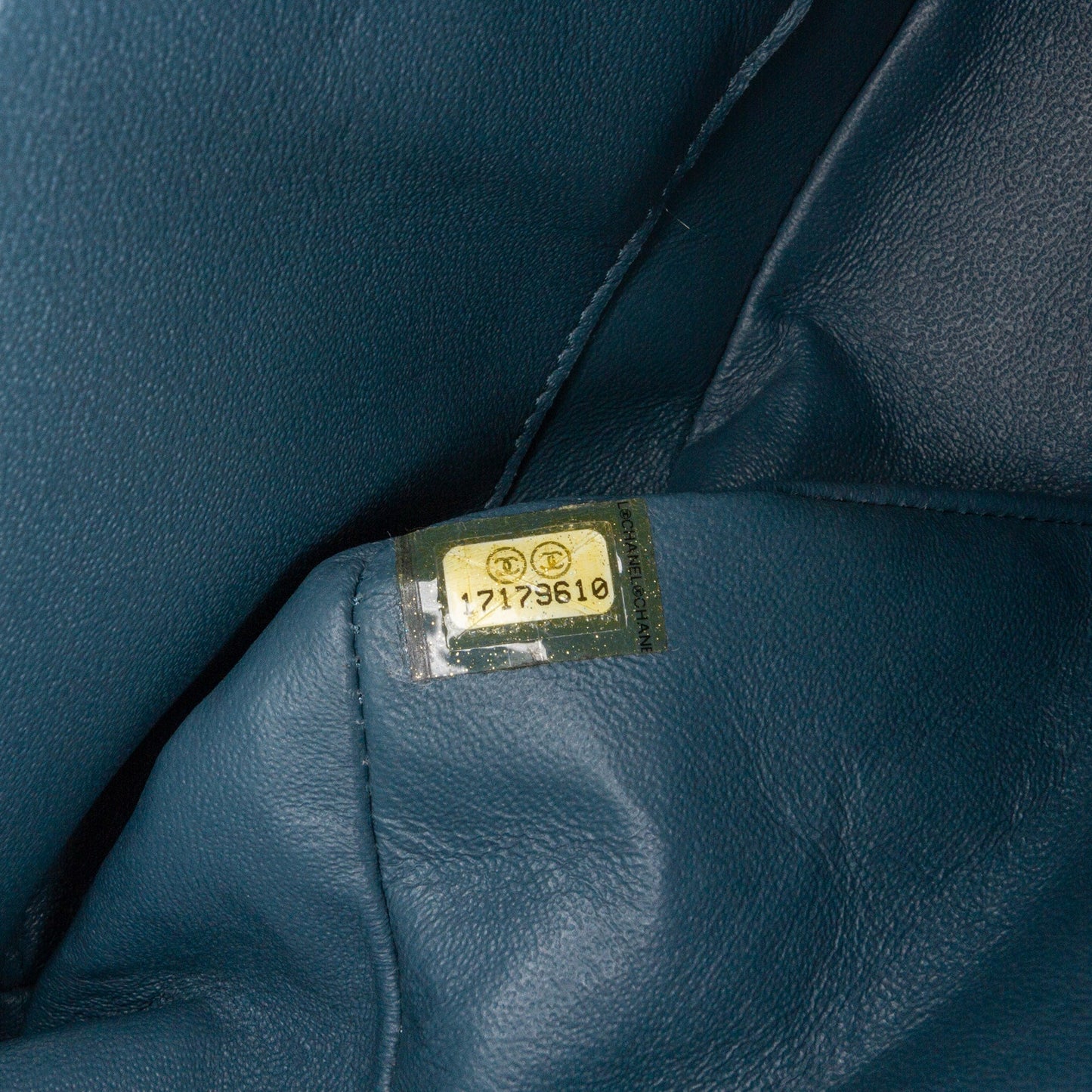 Chanel Medium Classic Lambskin Double Flap Blue