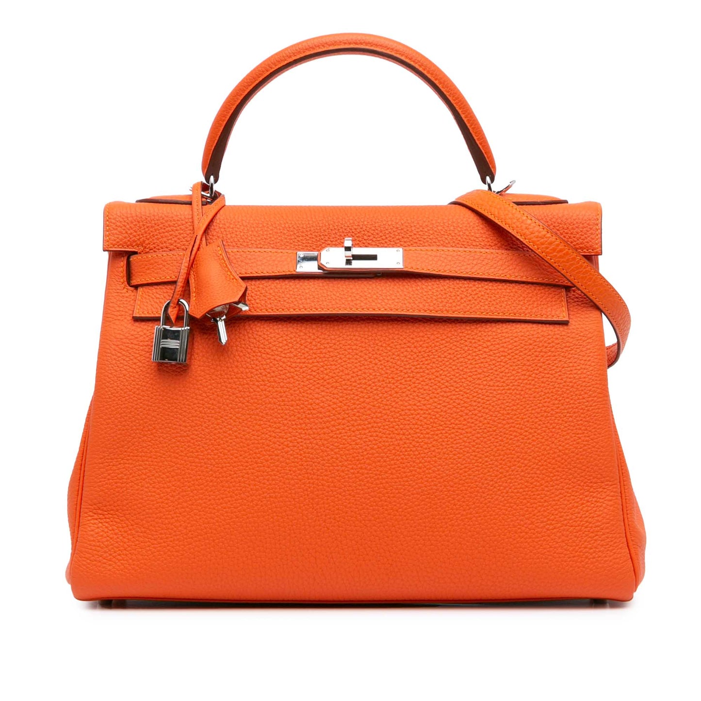 Hermès Togo Kelly II Retourne 32 Orange