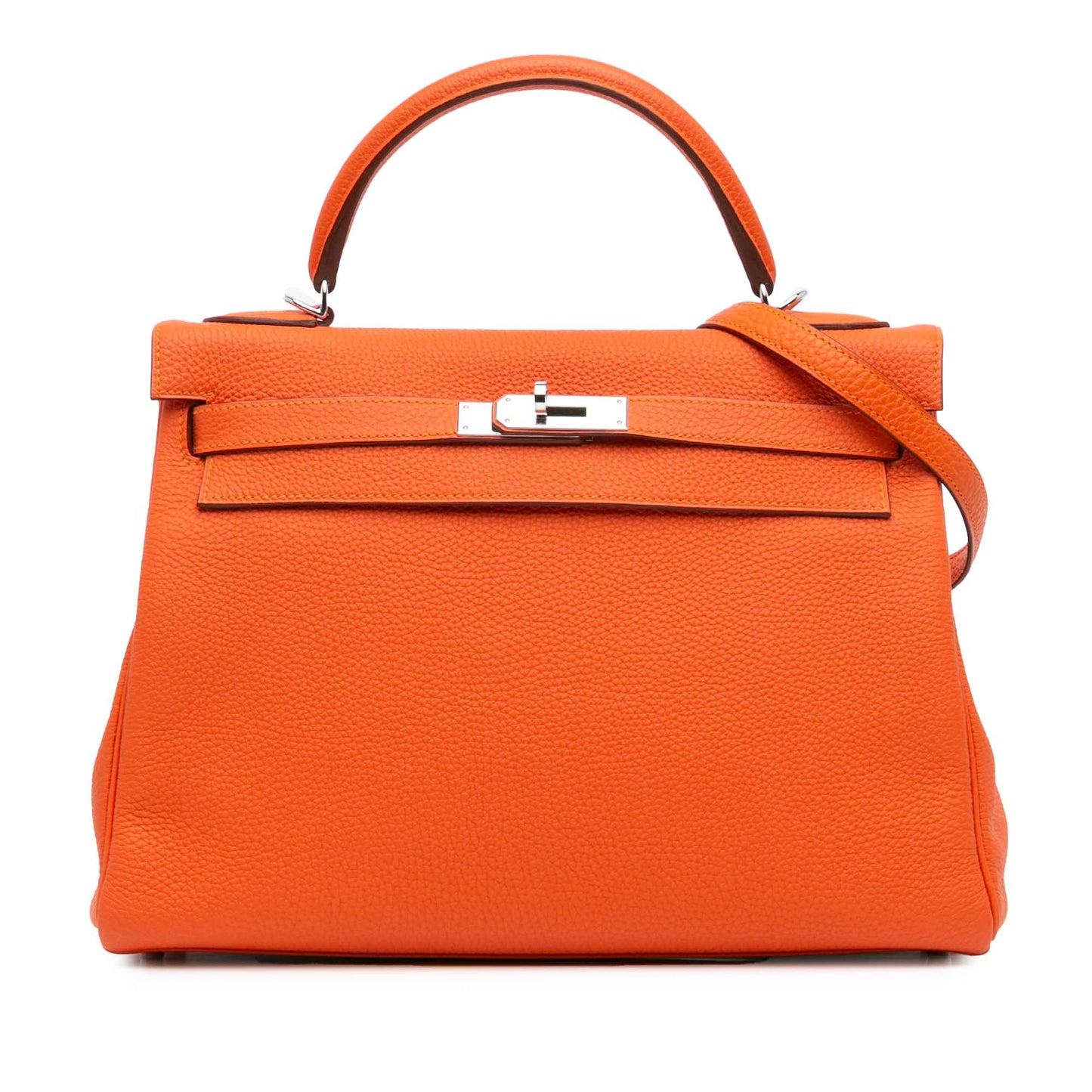 Hermès Togo Kelly II Retourne 32 Orange