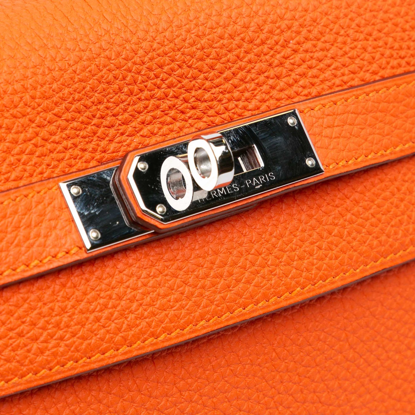 Hermès Togo Kelly II Retourne 32 Orange