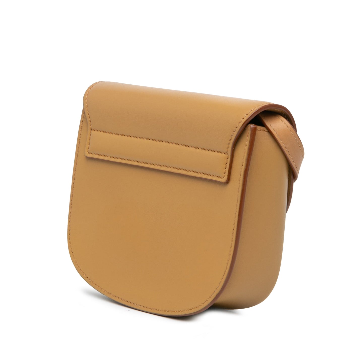 Saint Laurent Small Leather Kaia Crossbody Brown