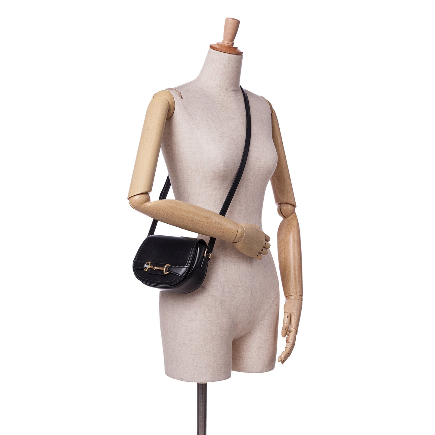 Celine Small Leather Crecy Flap Crossbody Black