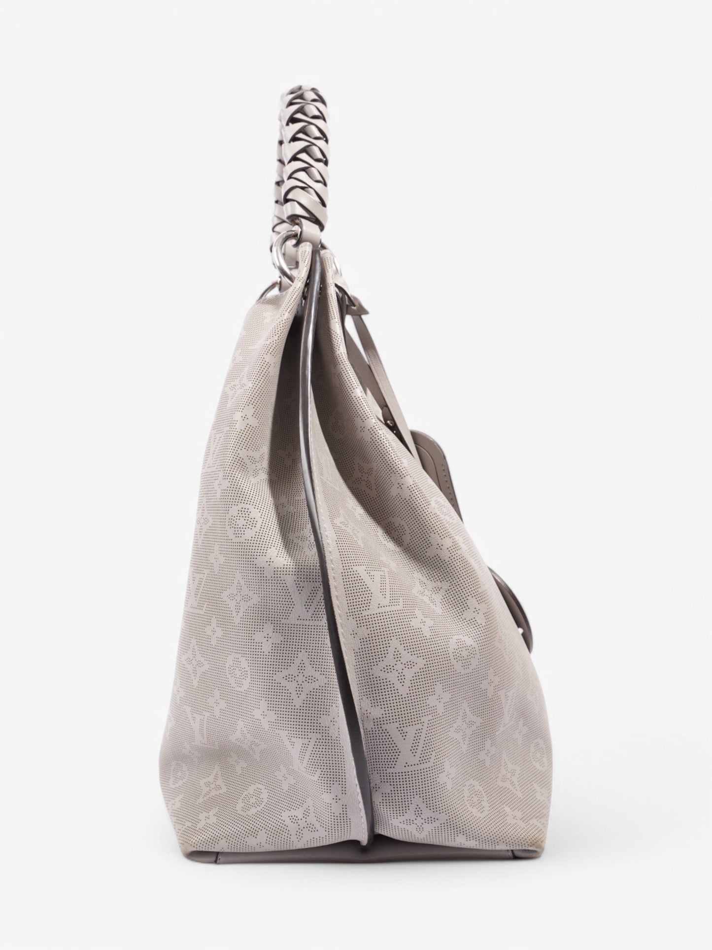 Louis Vuitton Carmel Hobo Grey Leather