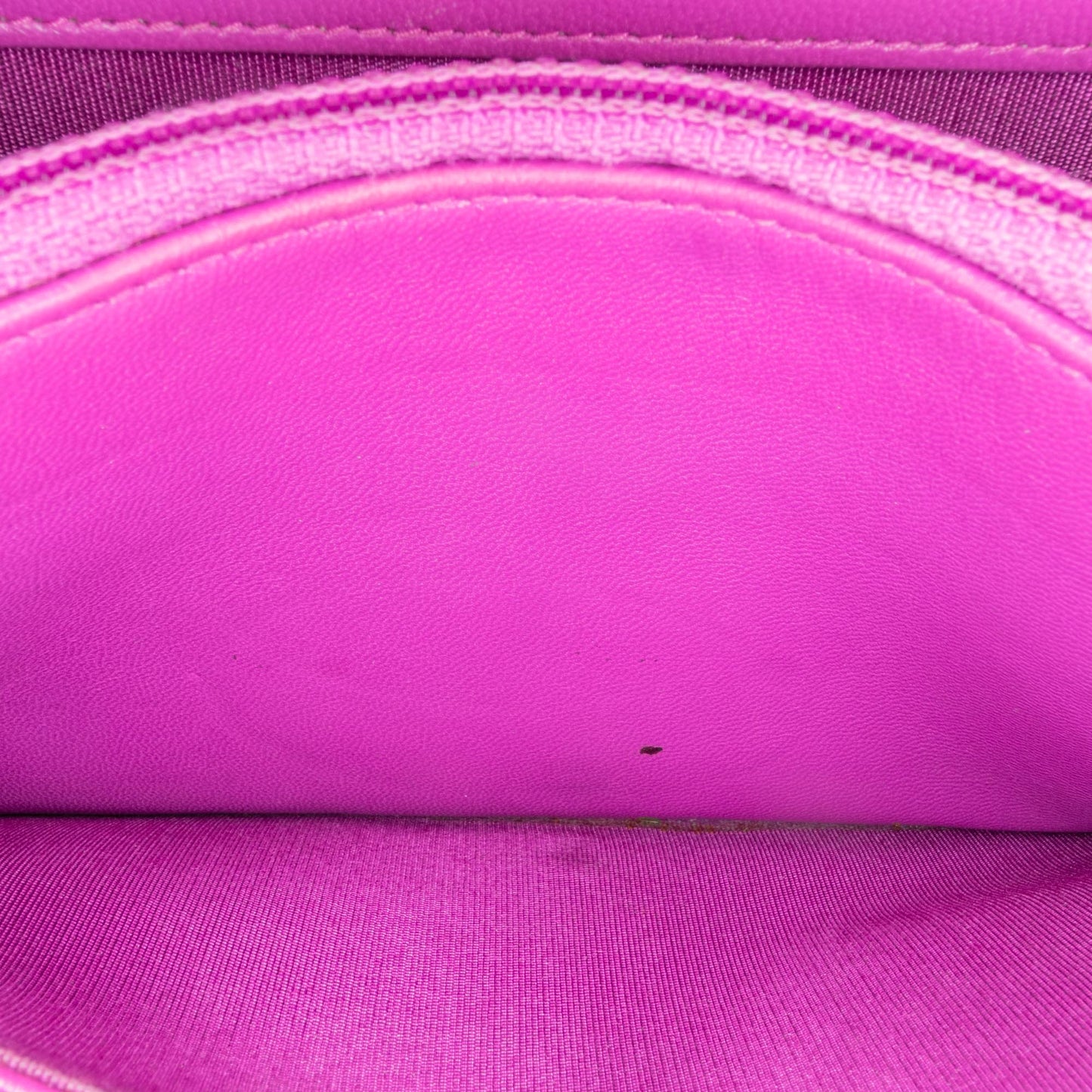 Chanel Lambskin Coco Boy Wallet On Chain Purple