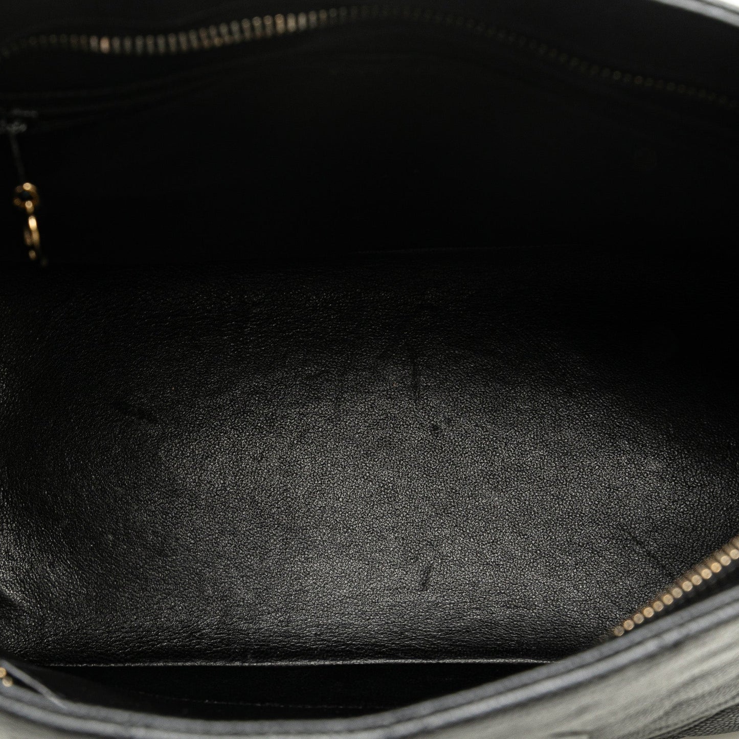 Chanel Caviar Medallion Tote Black
