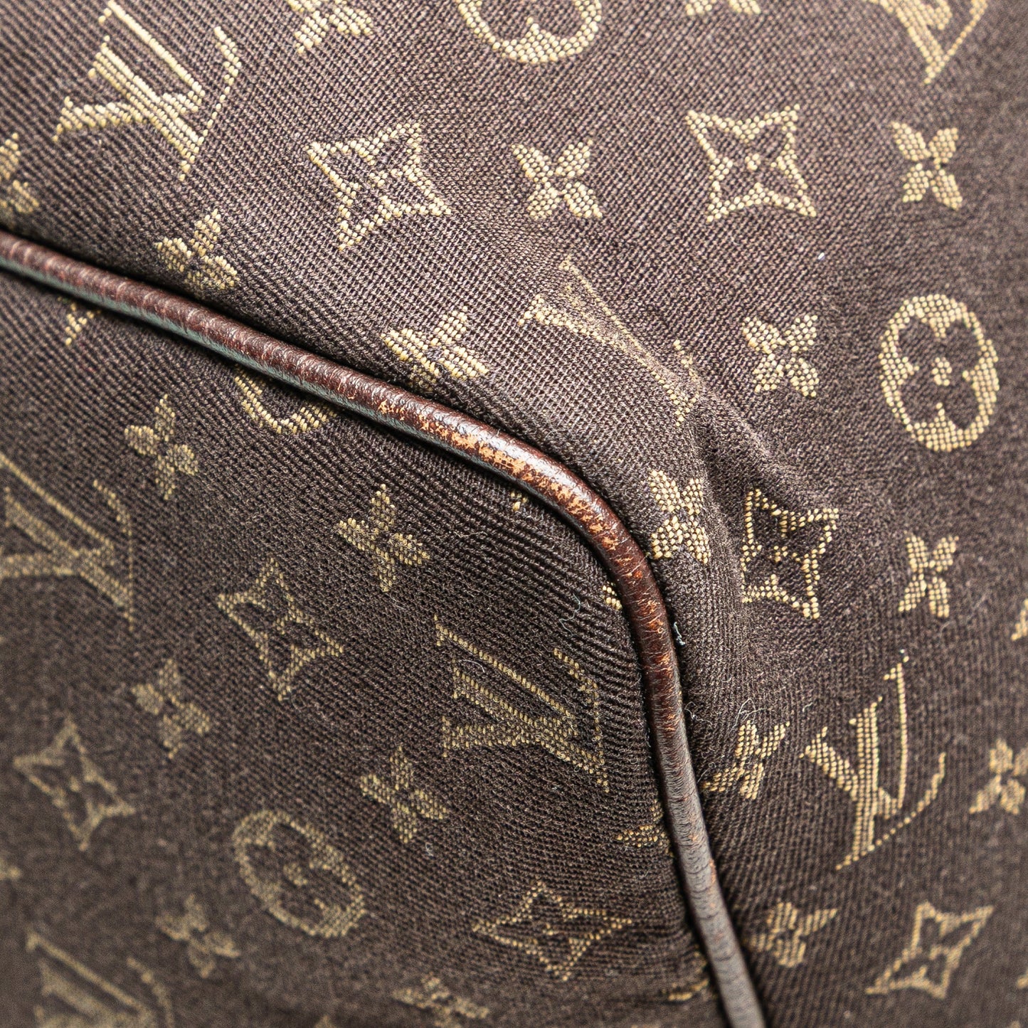 Louis Vuitton Monogram Mini Lin Speedy 30 Brown