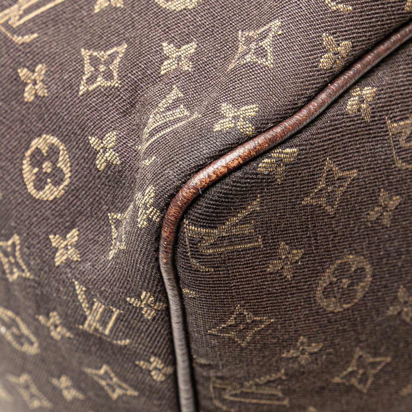 Louis Vuitton Monogram Mini Lin Speedy 30 Brown