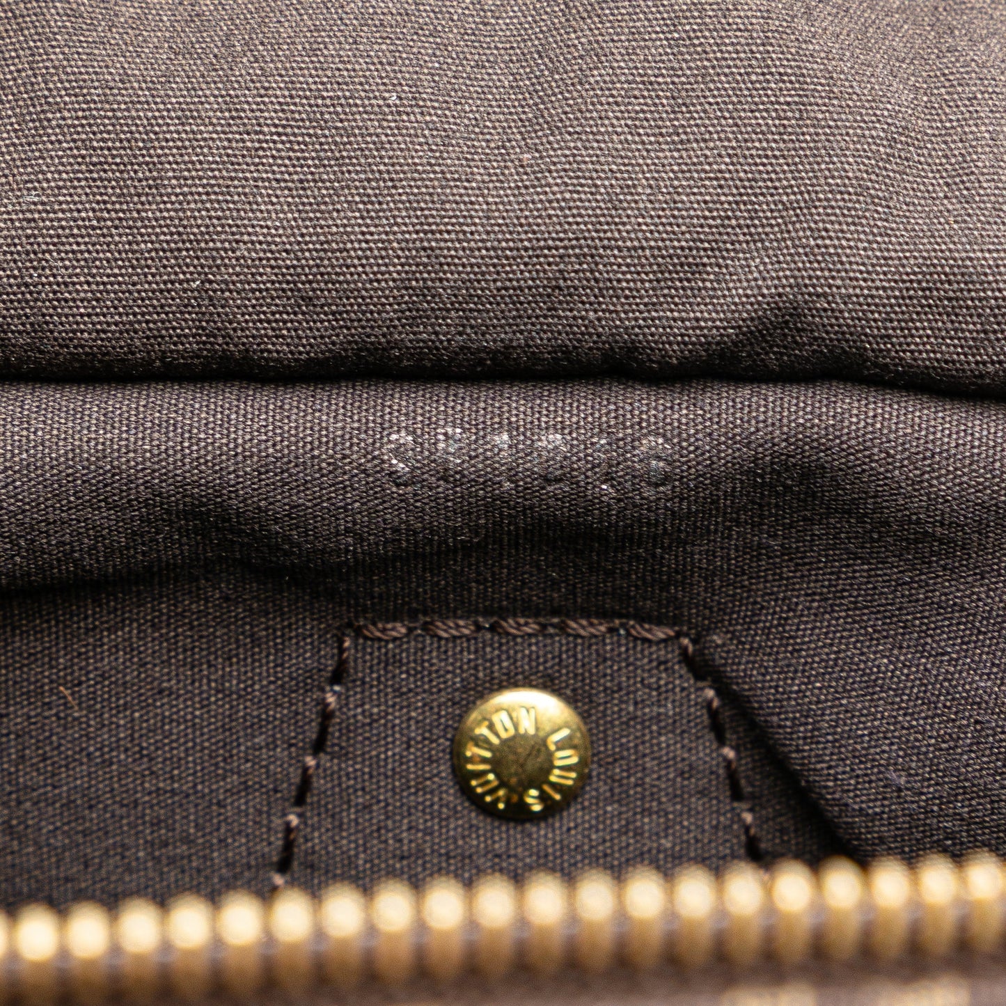 Louis Vuitton Monogram Mini Lin Speedy 30 Brown