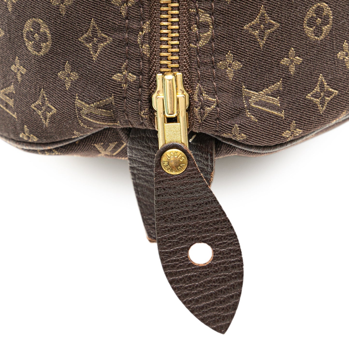 Louis Vuitton Monogram Mini Lin Speedy 30 Brown