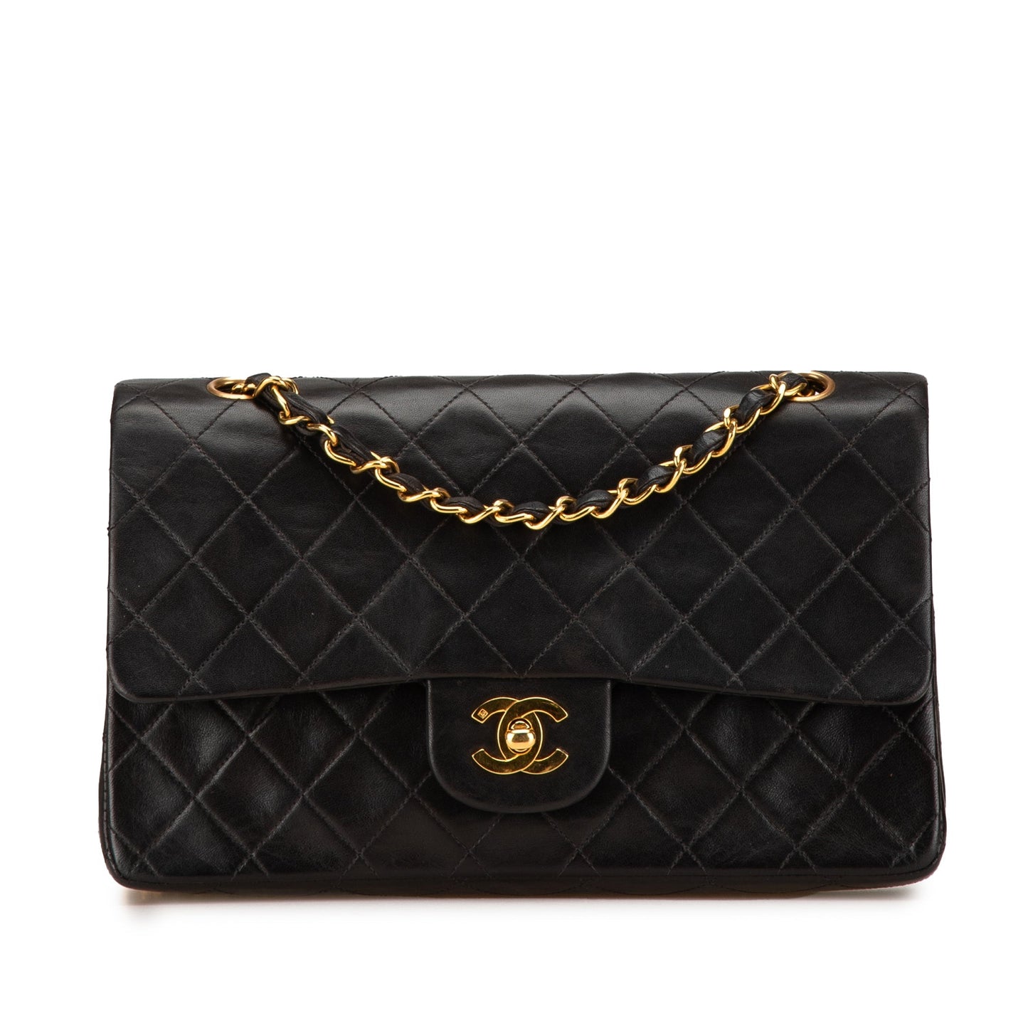 Chanel Medium Classic Lambskin Double Flap Black