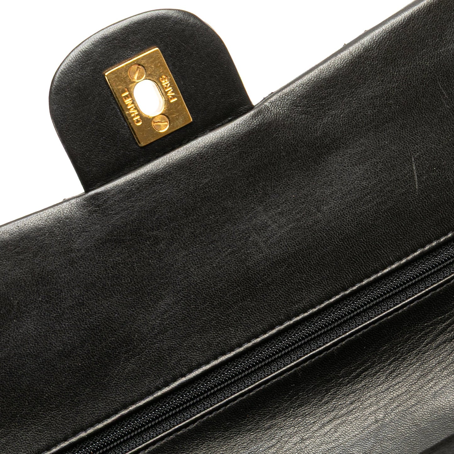 Chanel Medium Classic Lambskin Double Flap Black