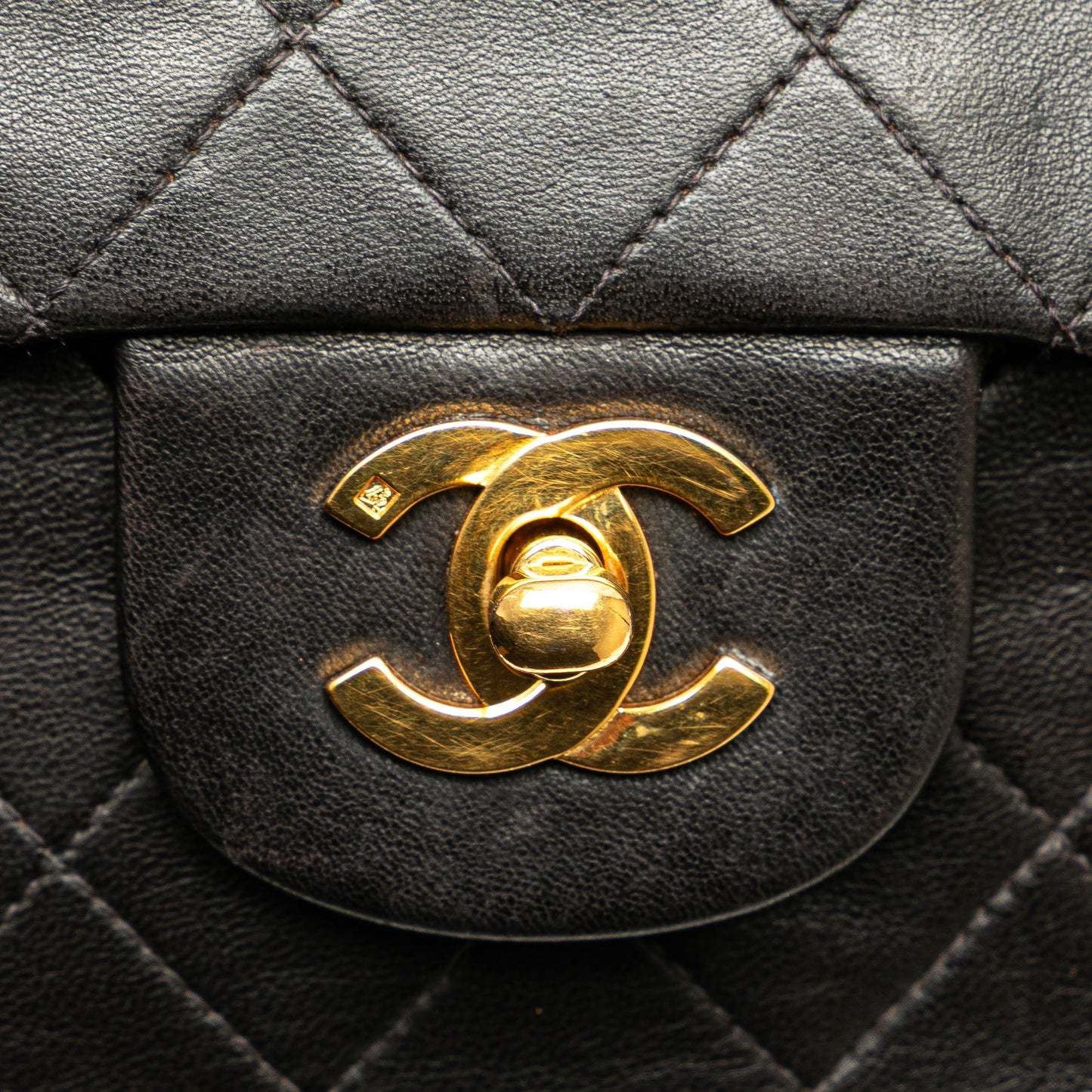 Chanel Medium Classic Lambskin Double Flap Black