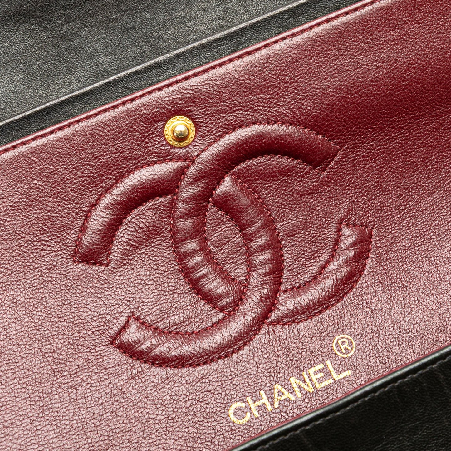 Chanel Medium Classic Lambskin Double Flap Black